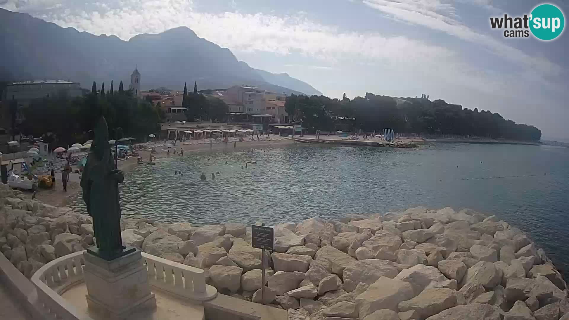 Webcam Baška Voda – St. Nikola y Playa