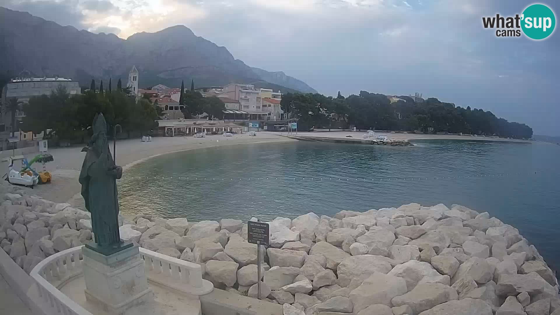 Webcam Baška Voda – St. Nikola y Playa
