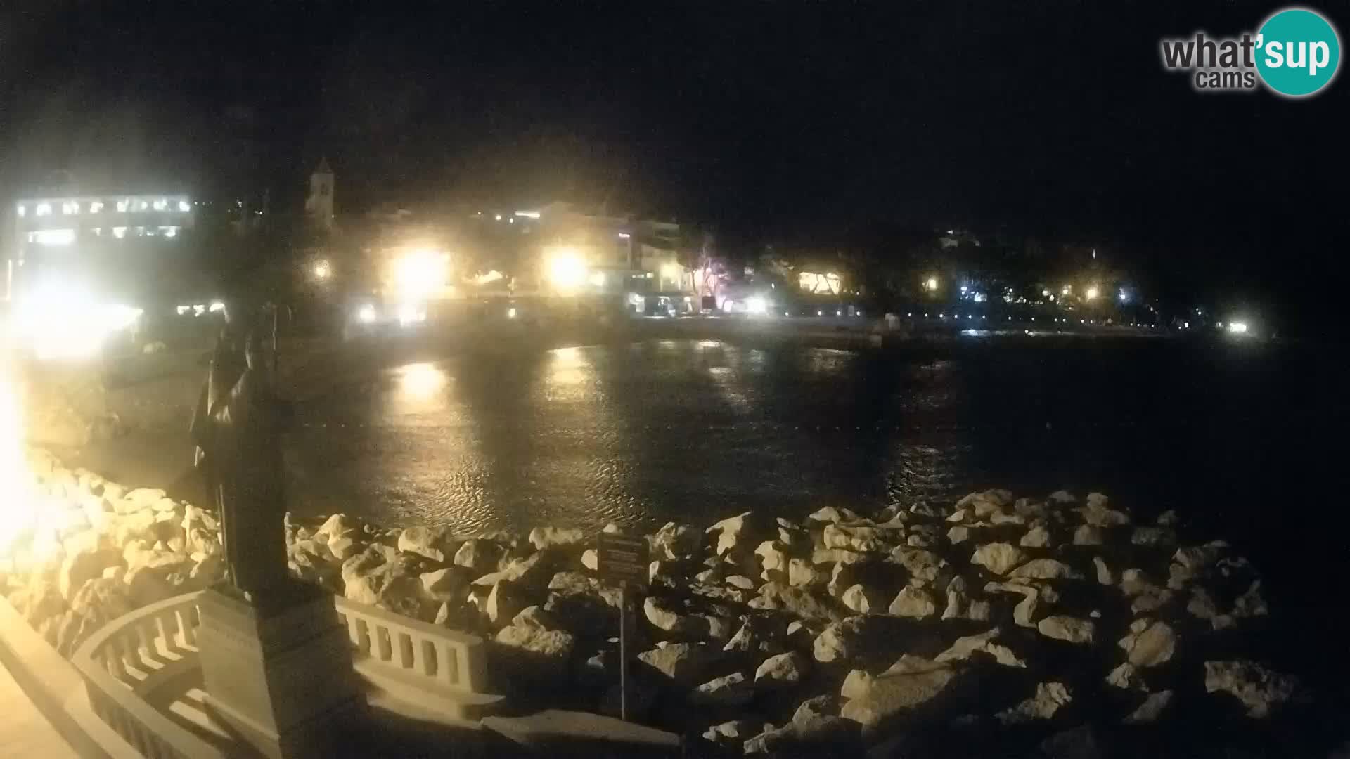 Web kamera Baška Voda – Sv. Nikola i plaža