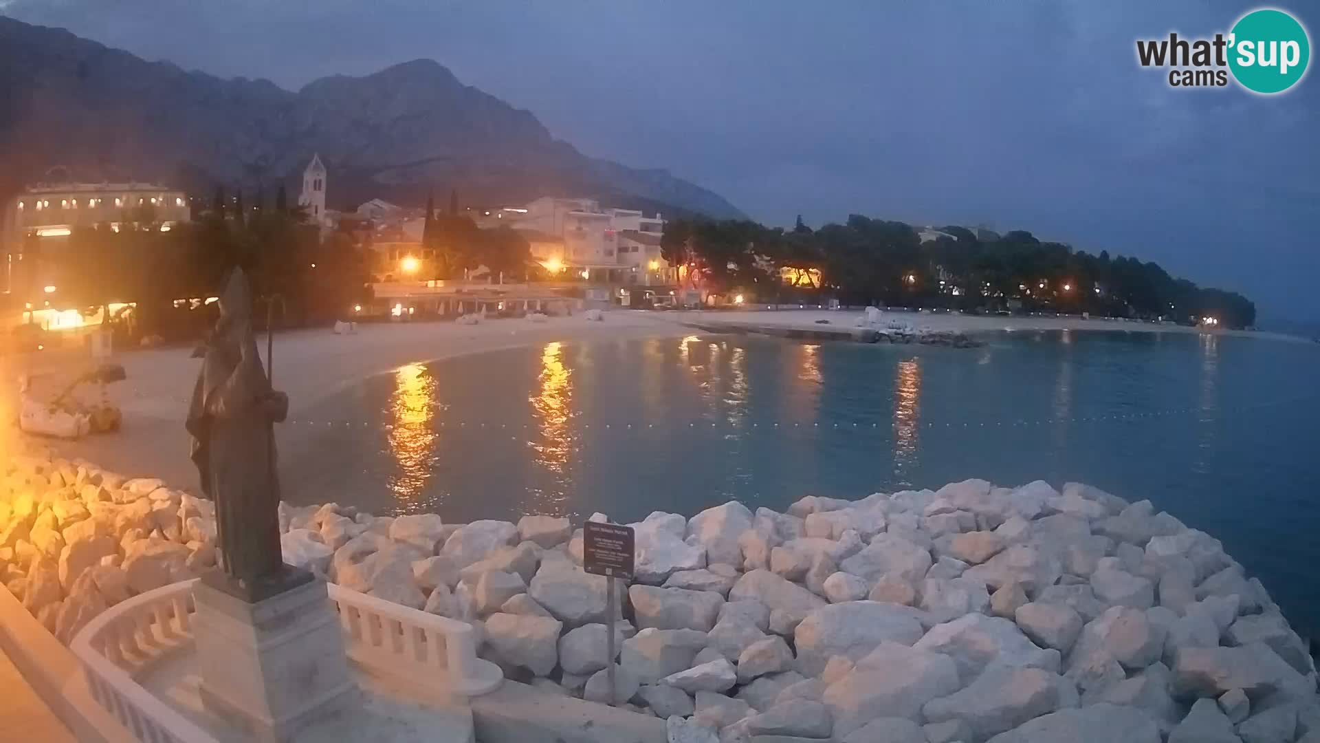 Webcam Baška Voda – St. Nikola y Playa
