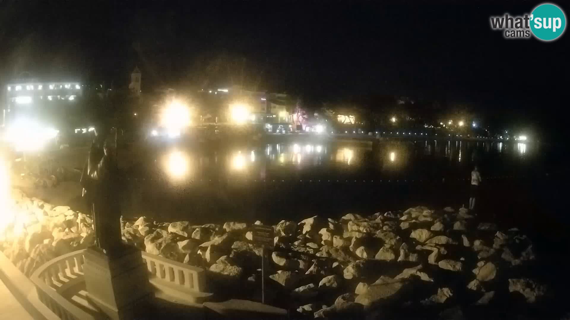 Web kamera Baška Voda – Sv. Nikola i plaža