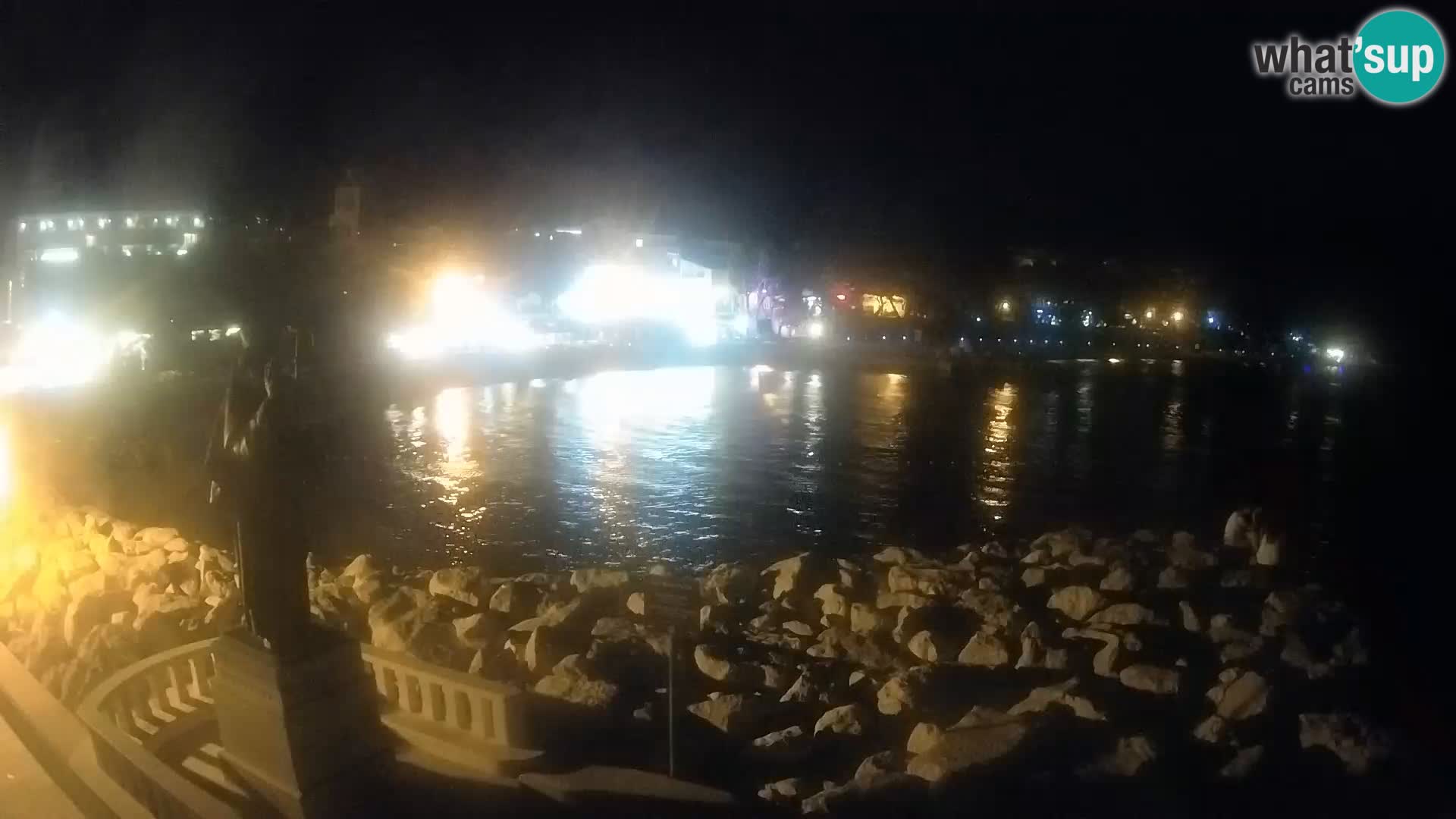 Webcam live Baška Voda – St. Nikola und Strand