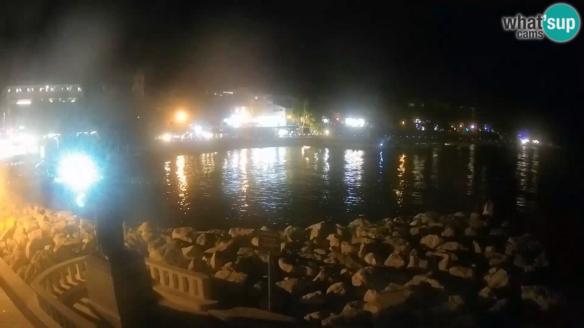 Webcam live Baška Voda – St. Nikola und Strand