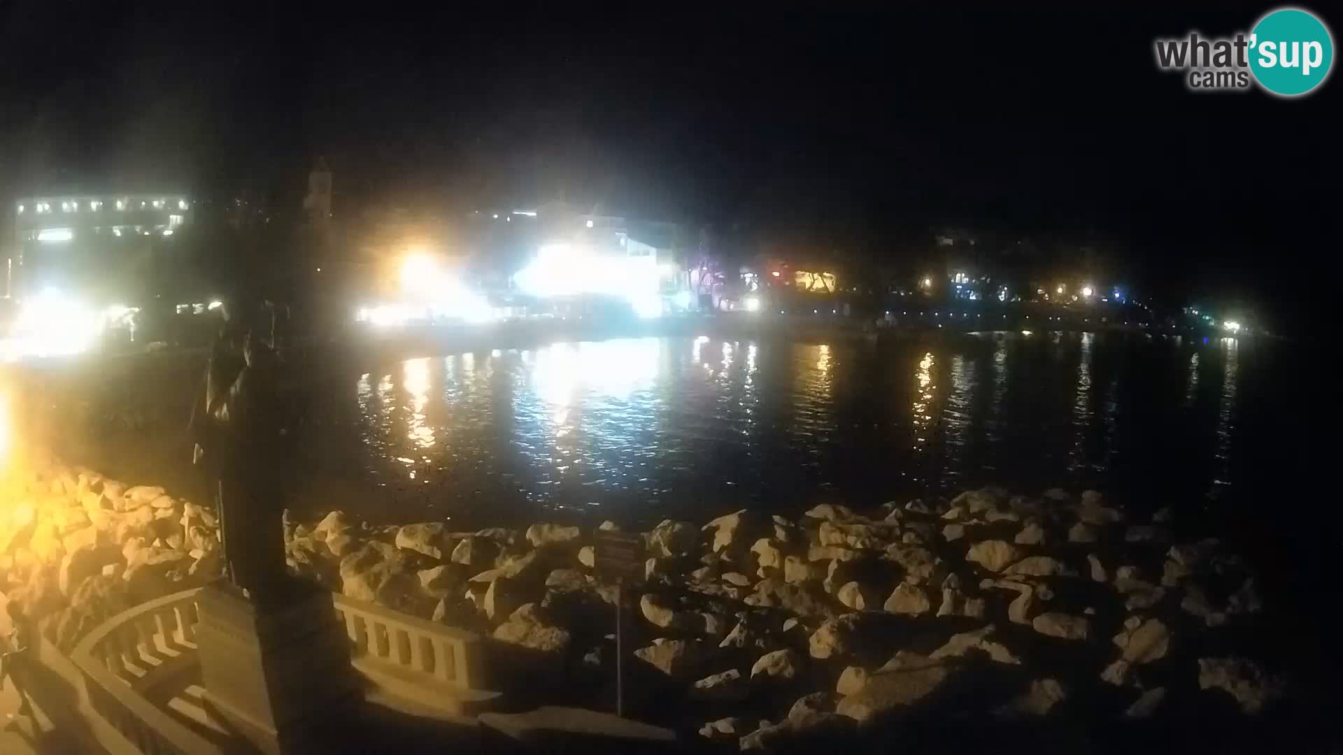 Webcam live Baška Voda – St. Nikola und Strand