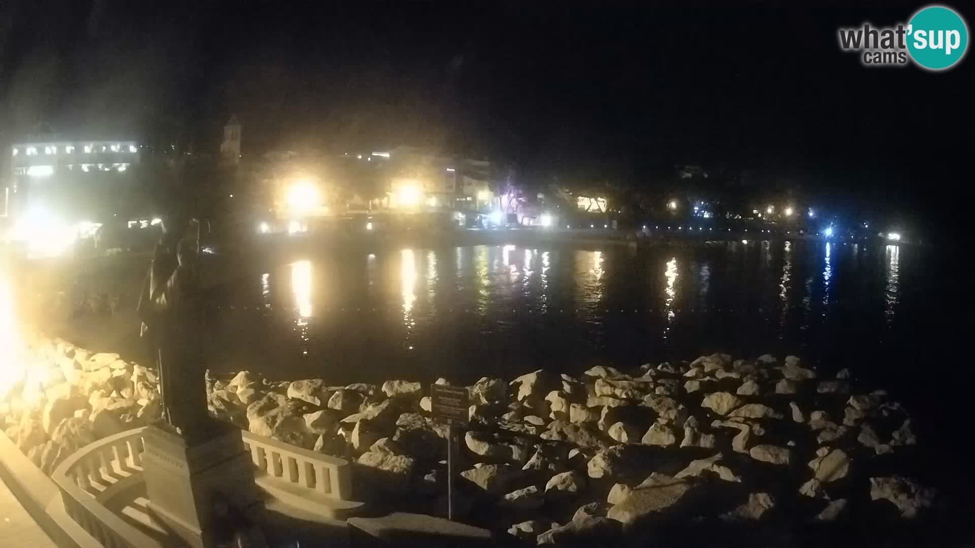 Web kamera Baška Voda – Sv. Nikola i plaža