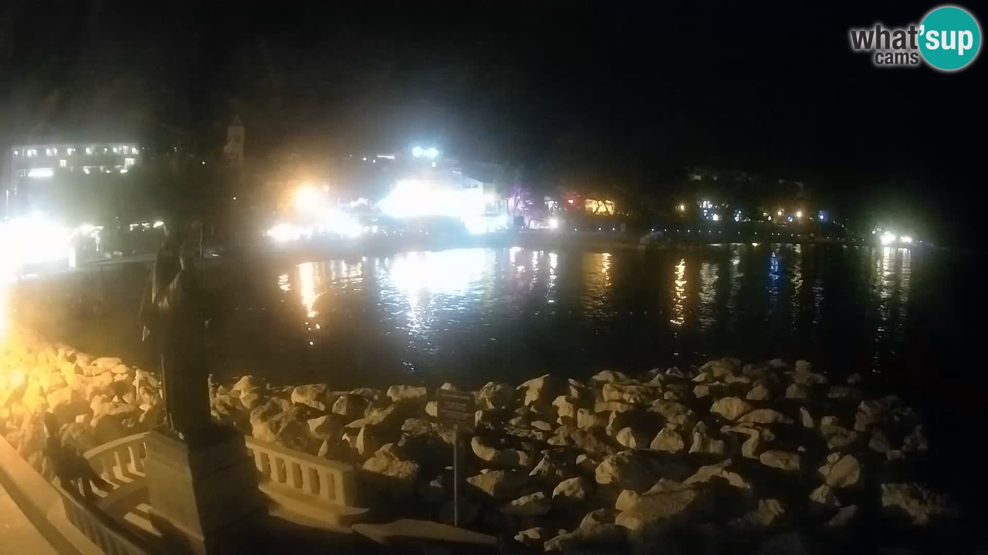 Web kamera Baška Voda – Sv. Nikola i plaža