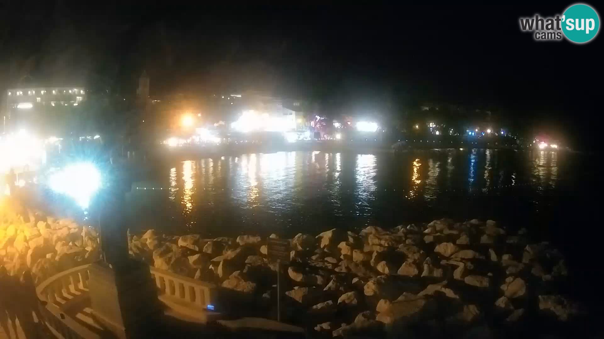 Webcam live Baška Voda – St. Nikola und Strand