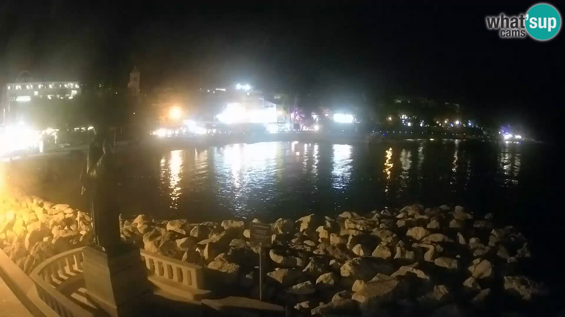 Webcam live Baška Voda – St. Nikola und Strand