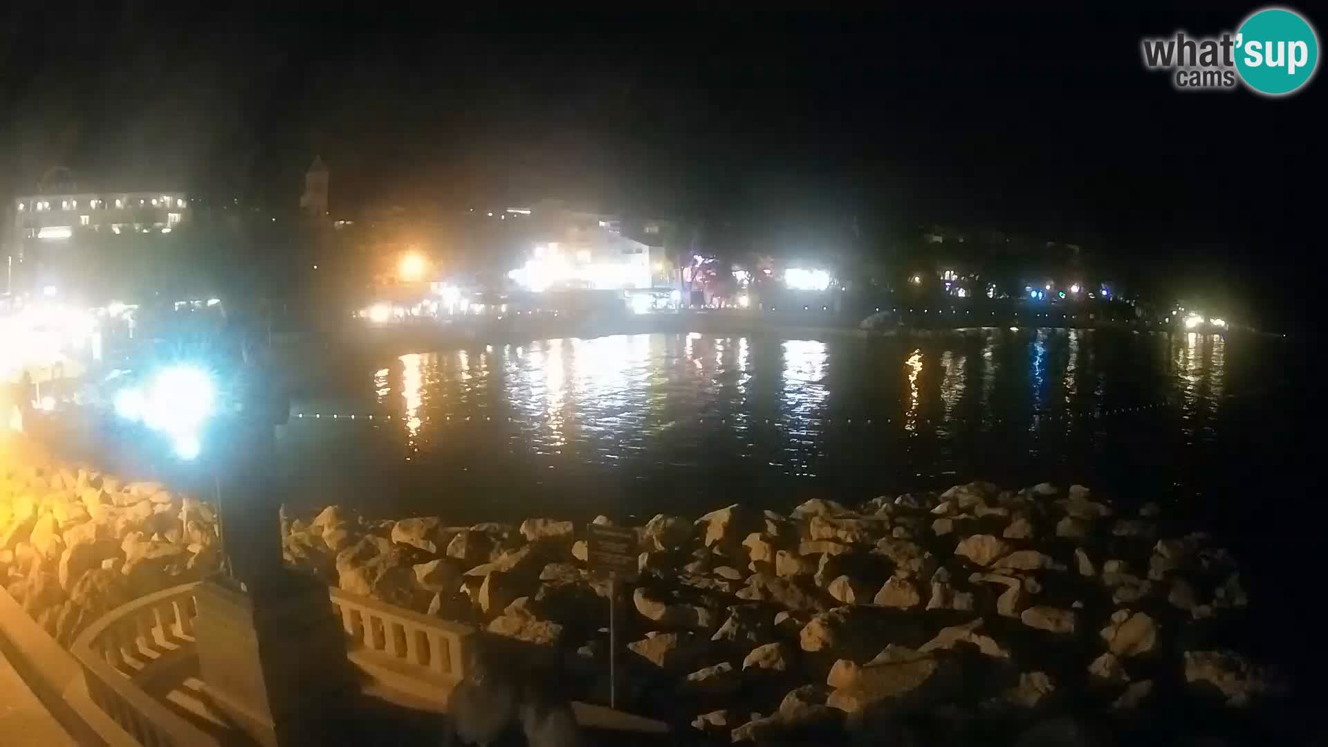 Webcam live Baška Voda – St. Nikola und Strand
