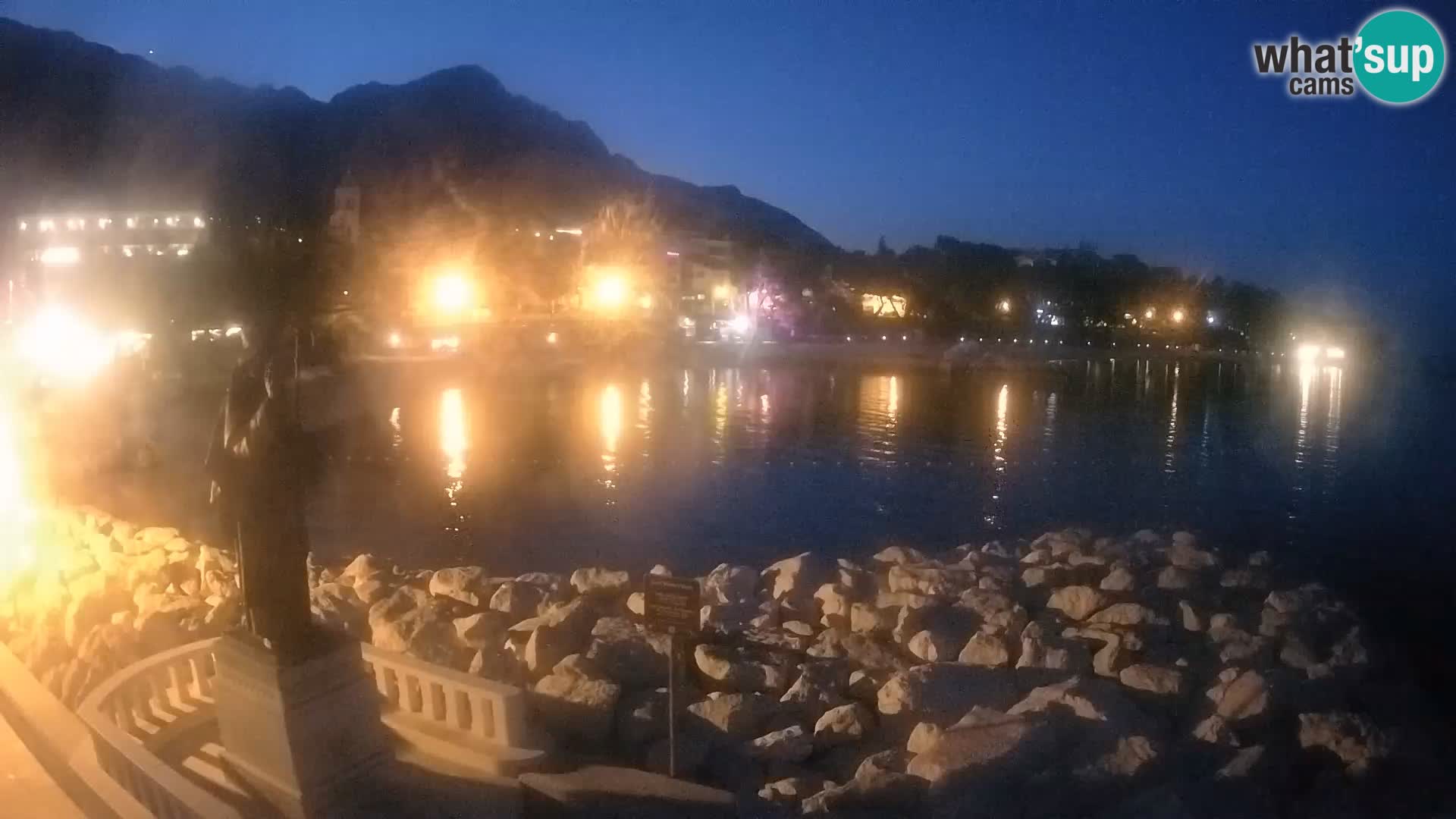 Webcam live Baška Voda – St. Nikola und Strand
