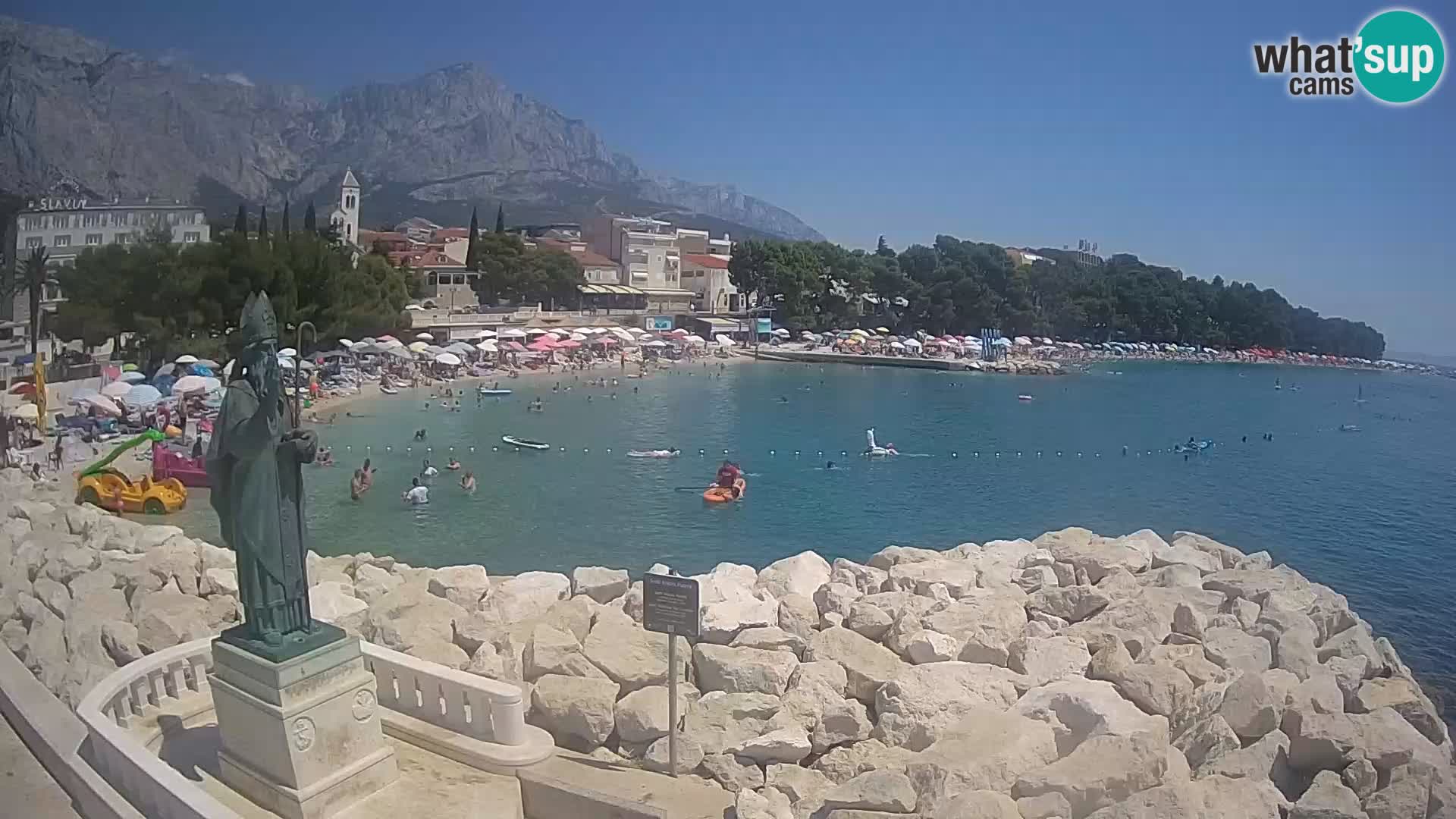 Webcam Baška Voda – St. Nikola y Playa