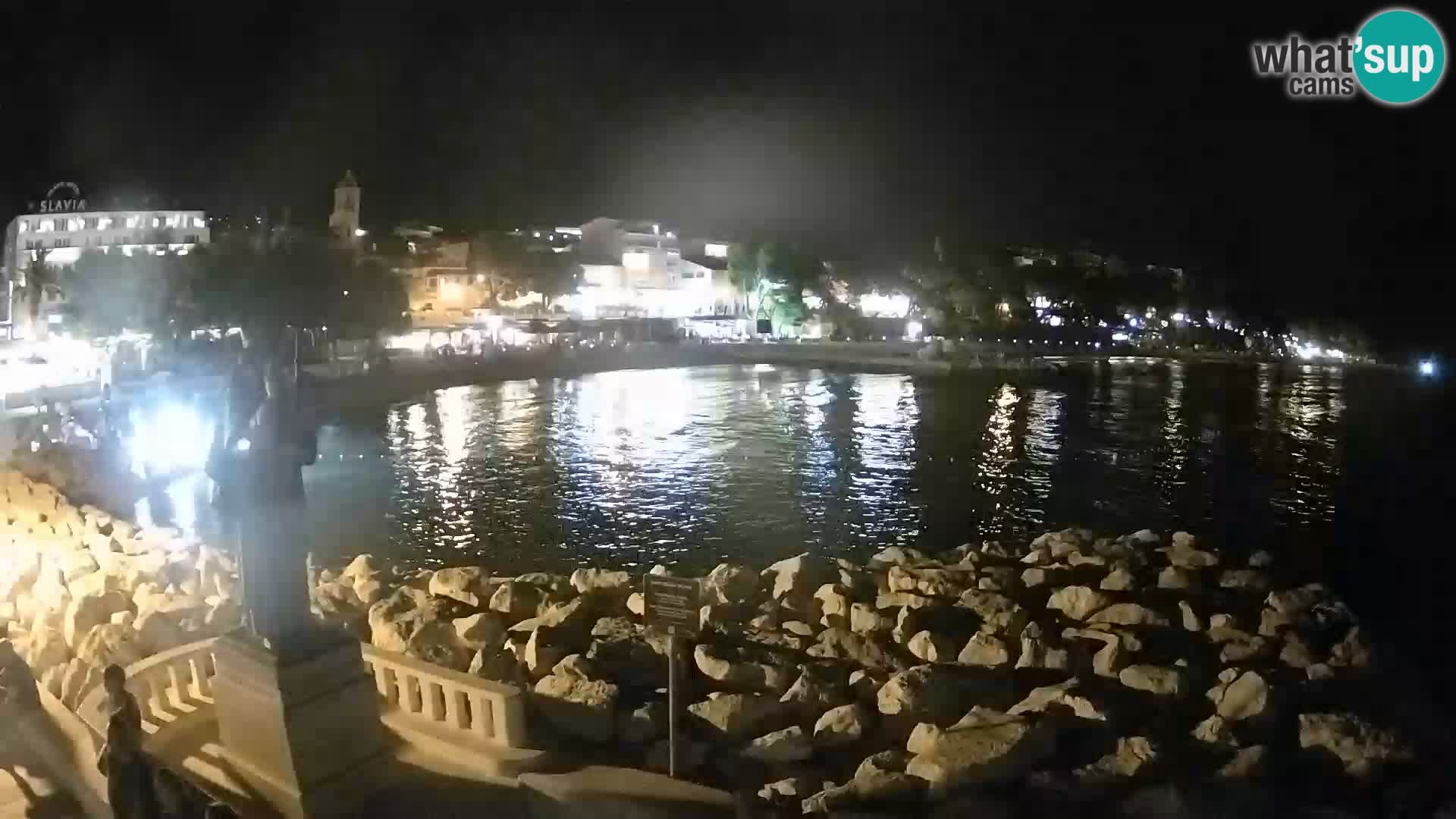 Web kamera Baška Voda – Sv. Nikola i plaža