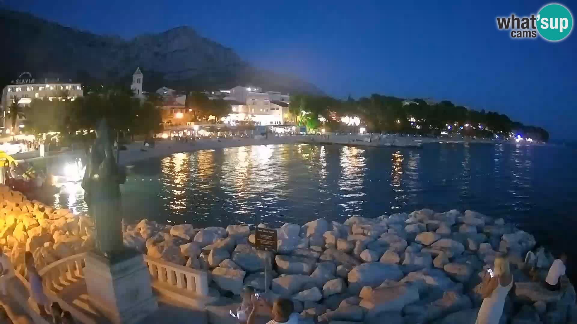 Webcam Baška Voda – Saint-Nikola et plage