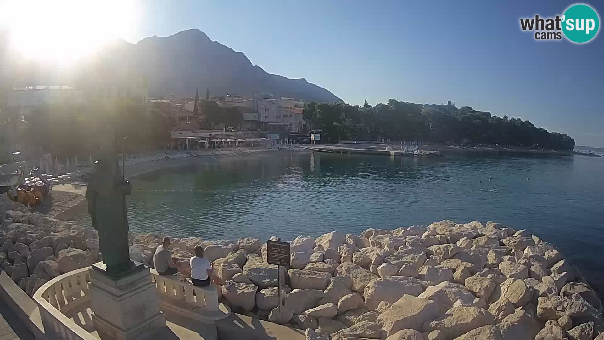Webcam Baška Voda – Saint-Nikola et plage
