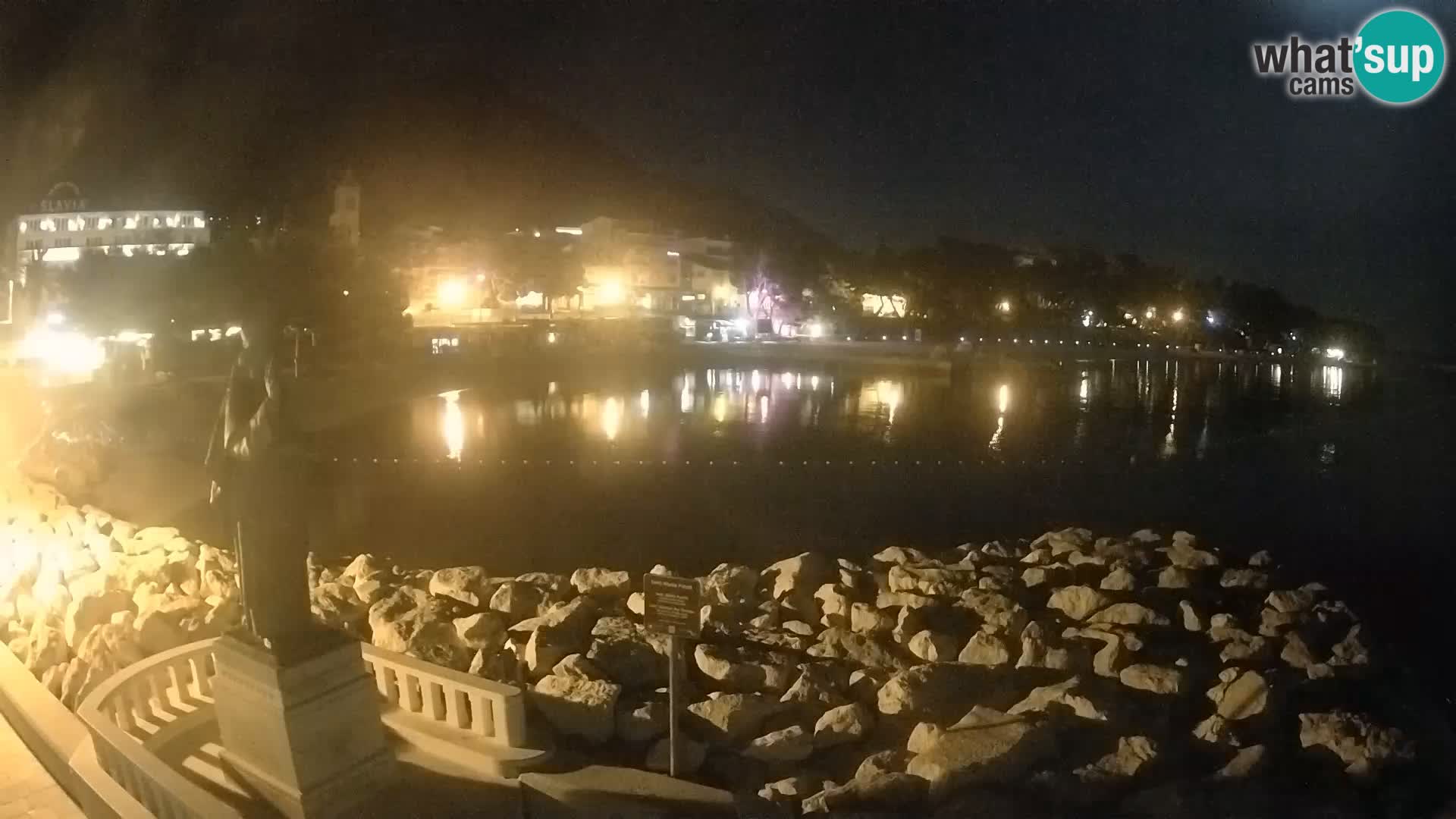 Webcam Baška Voda – Saint-Nikola et plage
