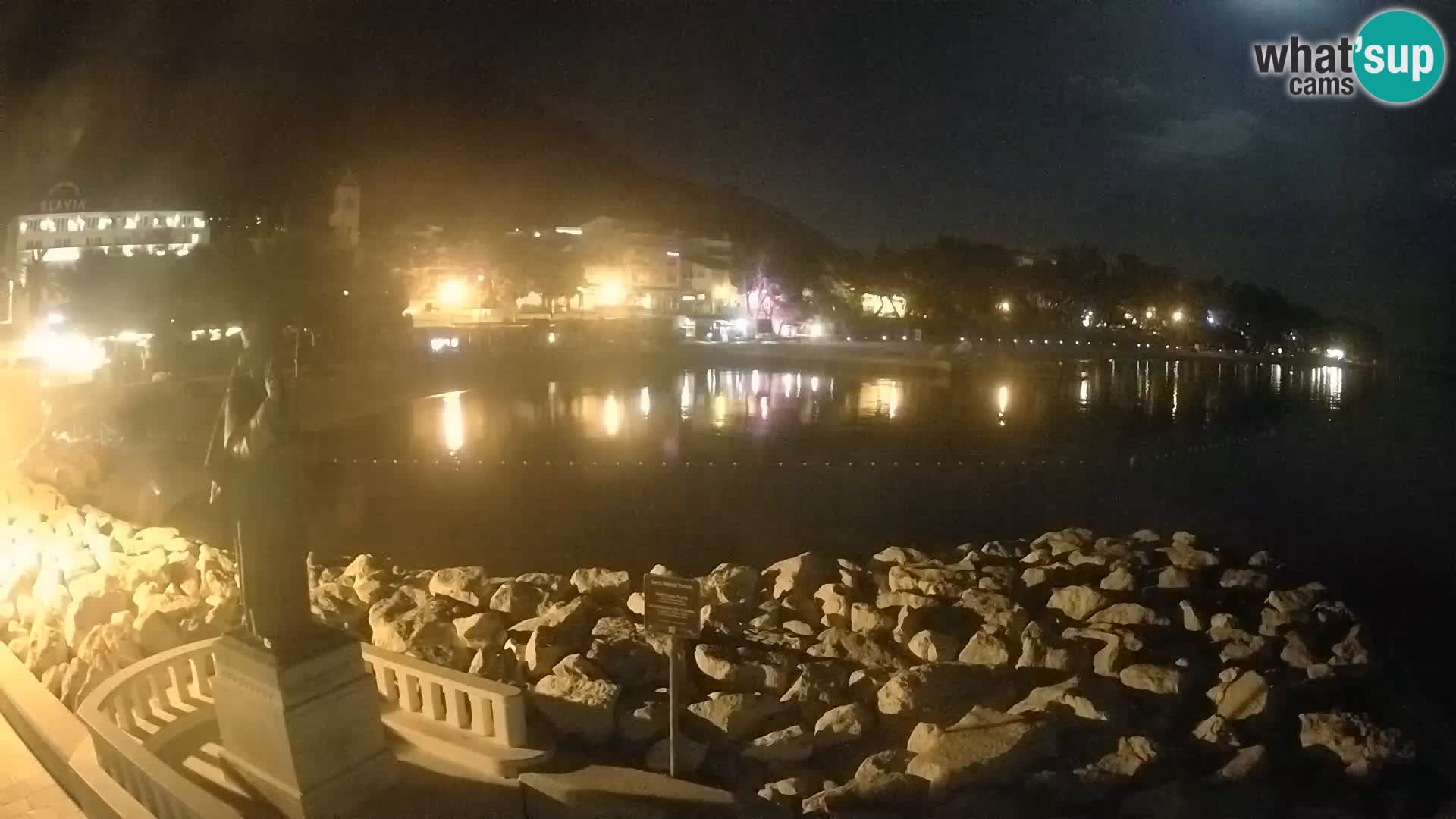 Webcam Baška Voda – Saint-Nikola et plage