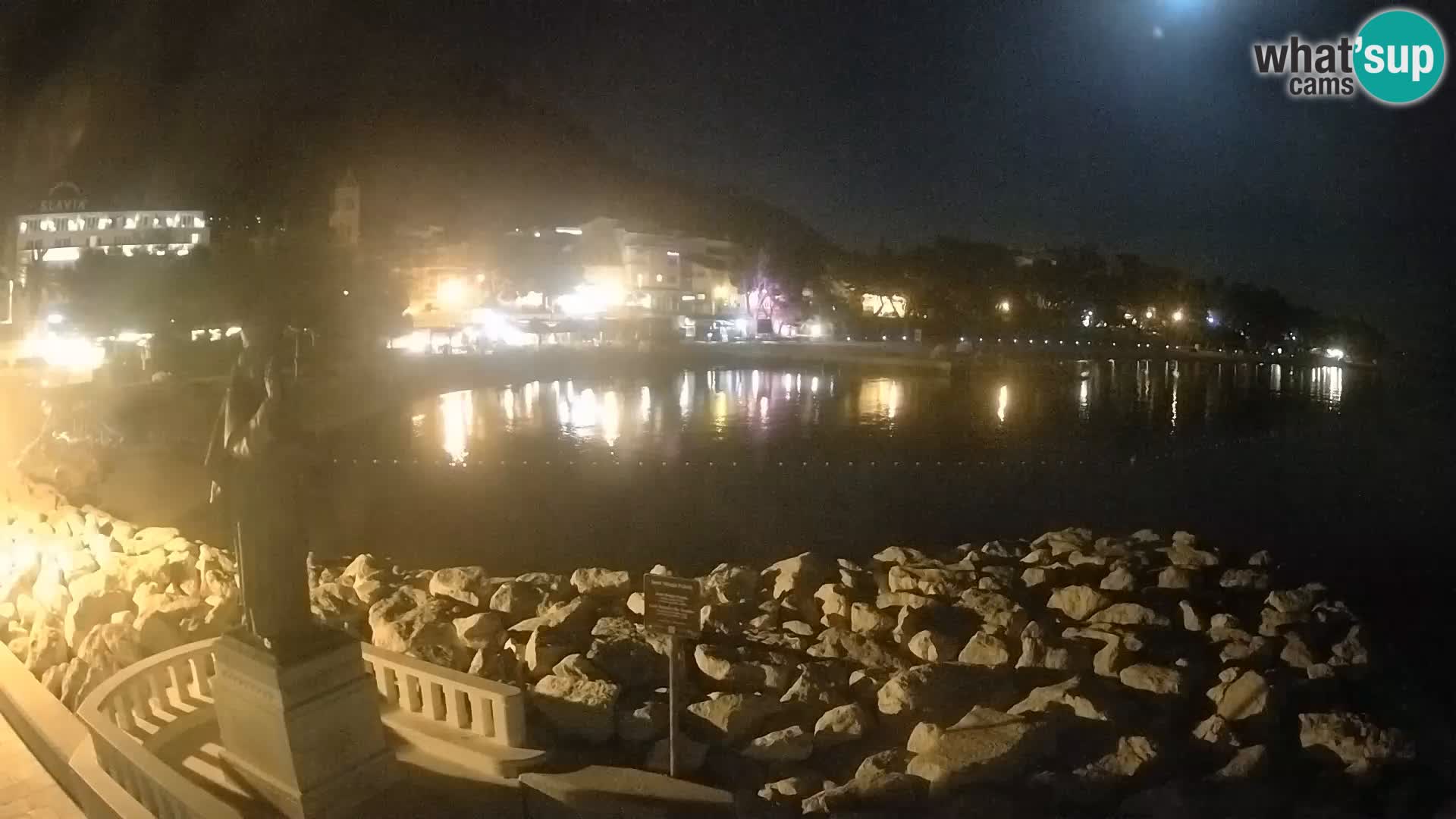Webcam Baška Voda – Saint-Nikola et plage