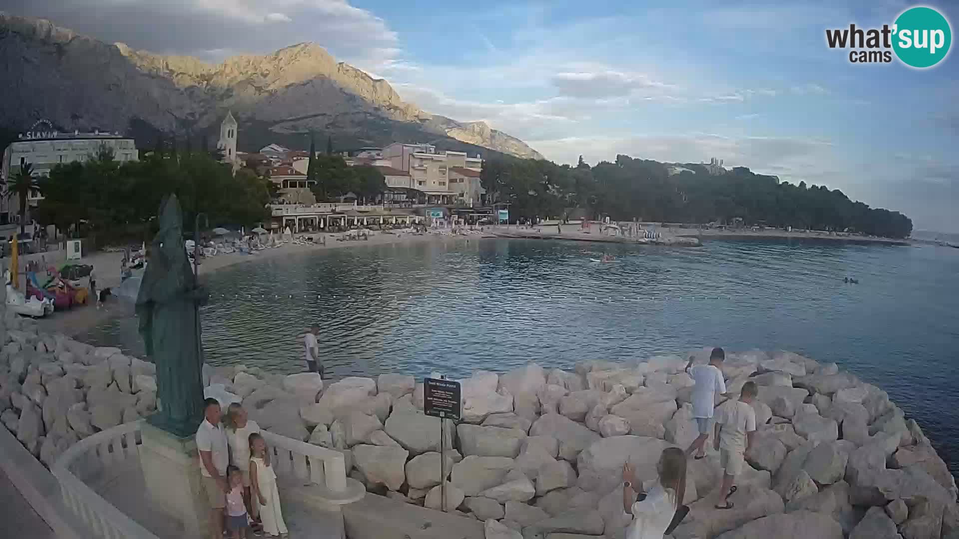 Webcam Baška Voda – St. Nikola y Playa