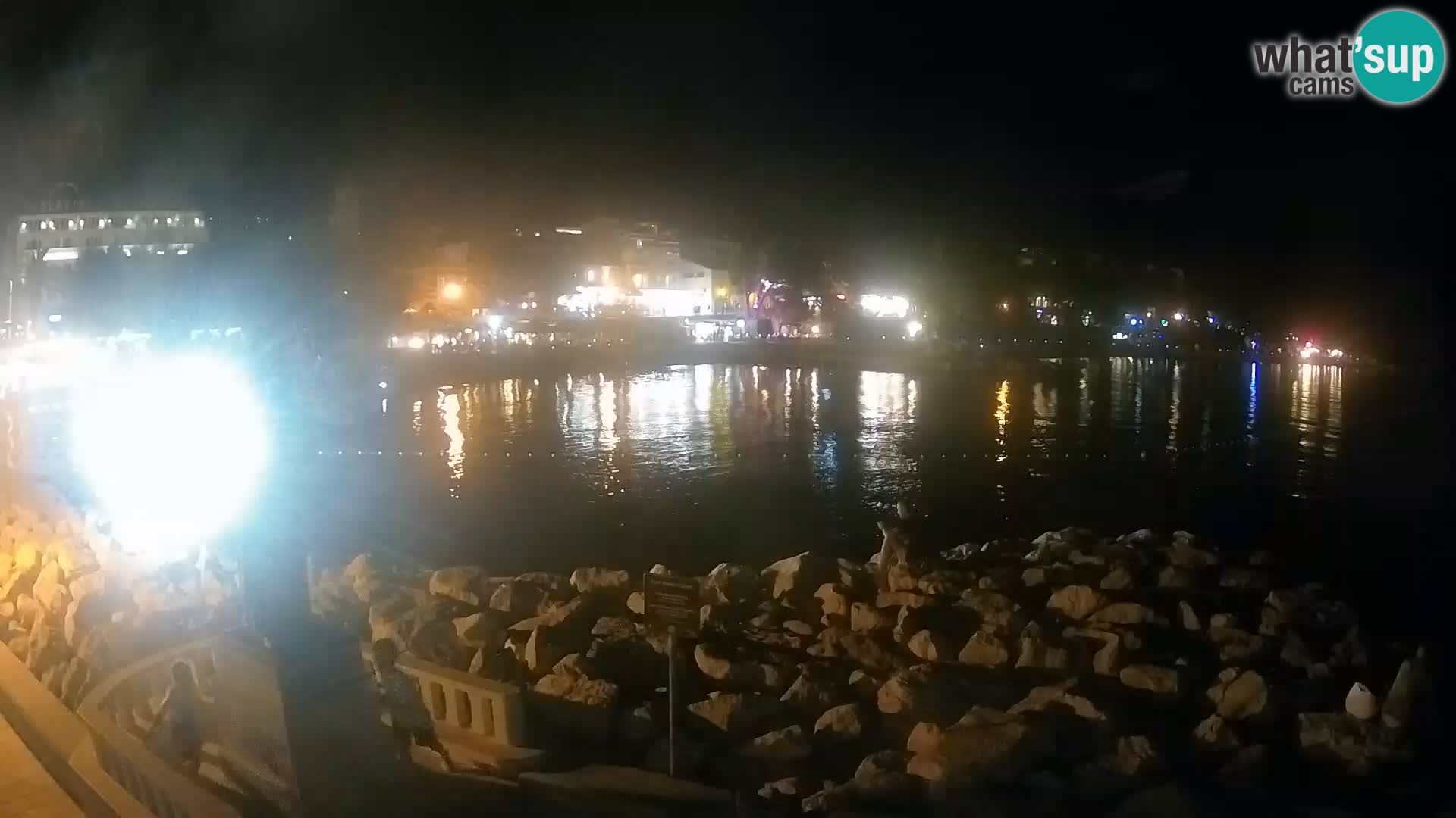 Webcam live Baška Voda – St. Nikola und Strand