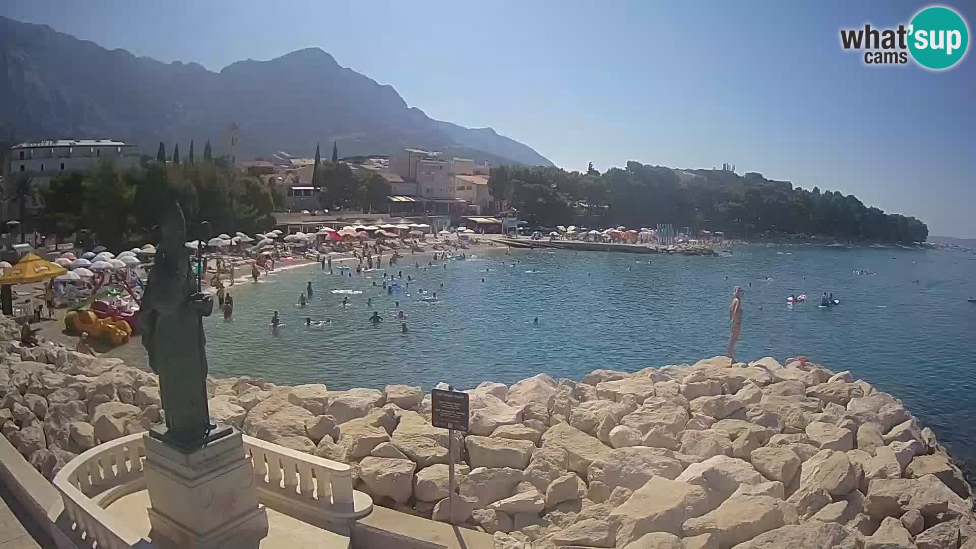 Webcam Baška Voda – St. Nikola y Playa