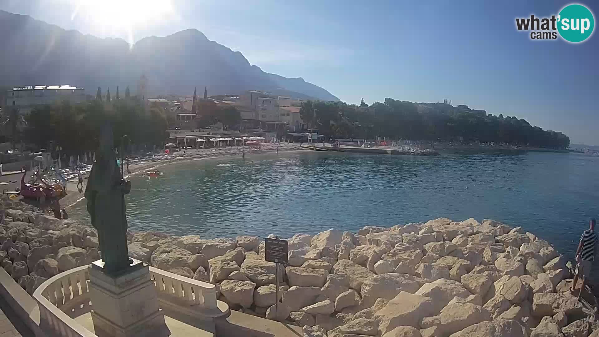 Webcam Baška Voda – St. Nikola y Playa