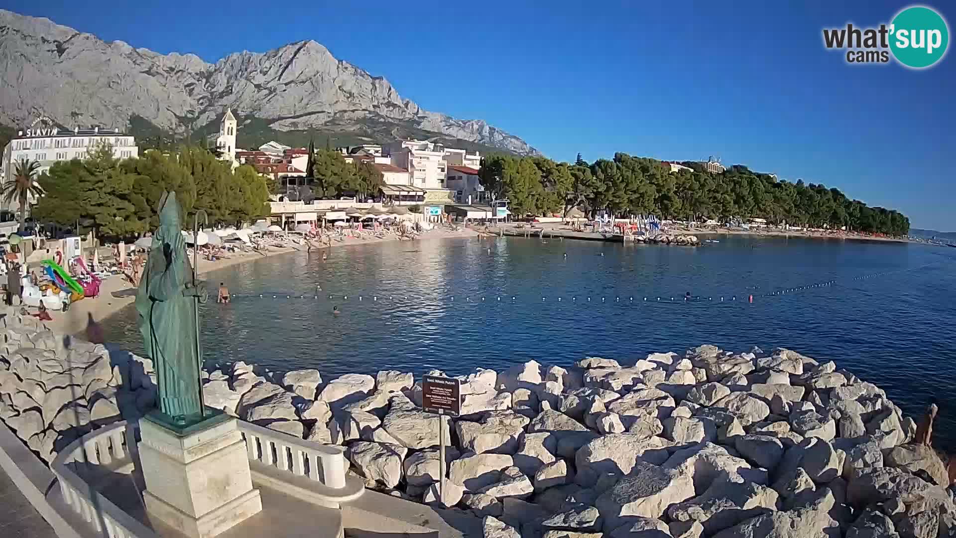 Webcam Baška Voda – St. Nikola y Playa