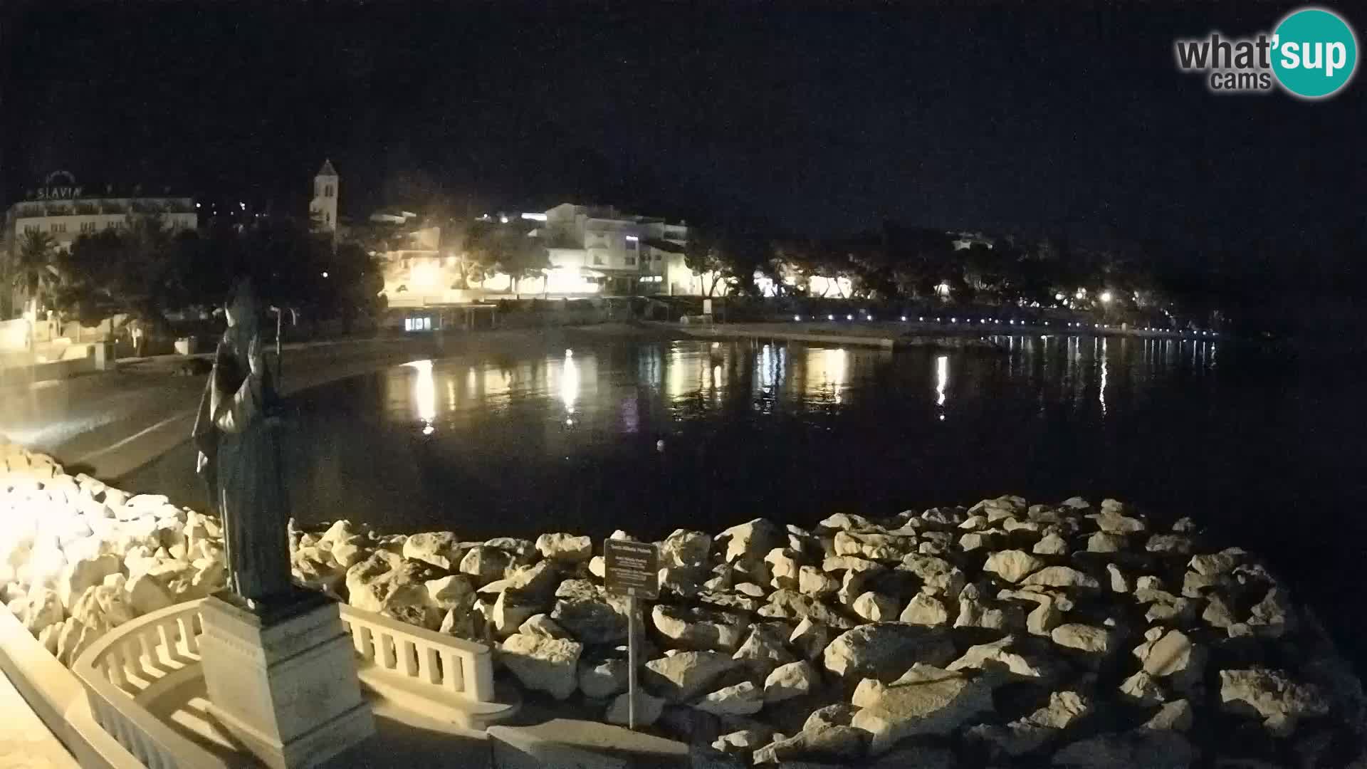 Webcam Baška Voda – Saint-Nikola et plage