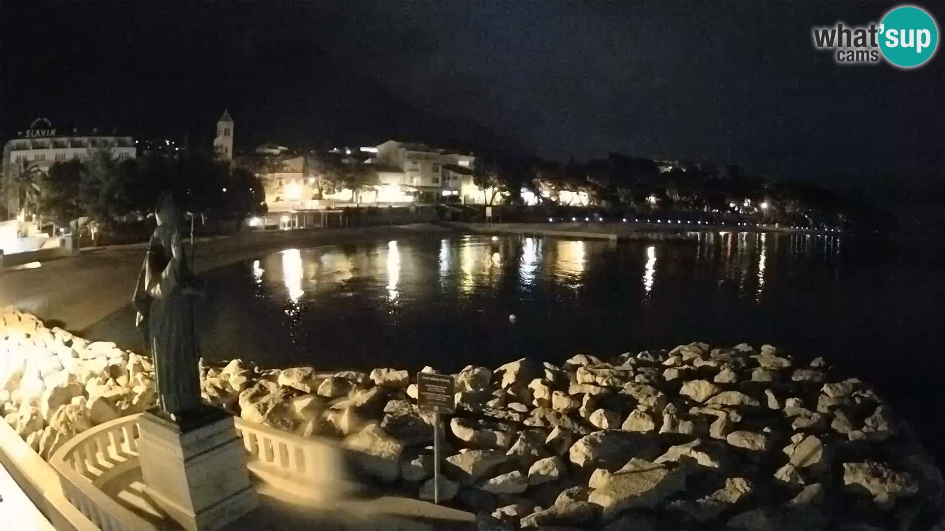 Webcam Baška Voda – Saint-Nikola et plage