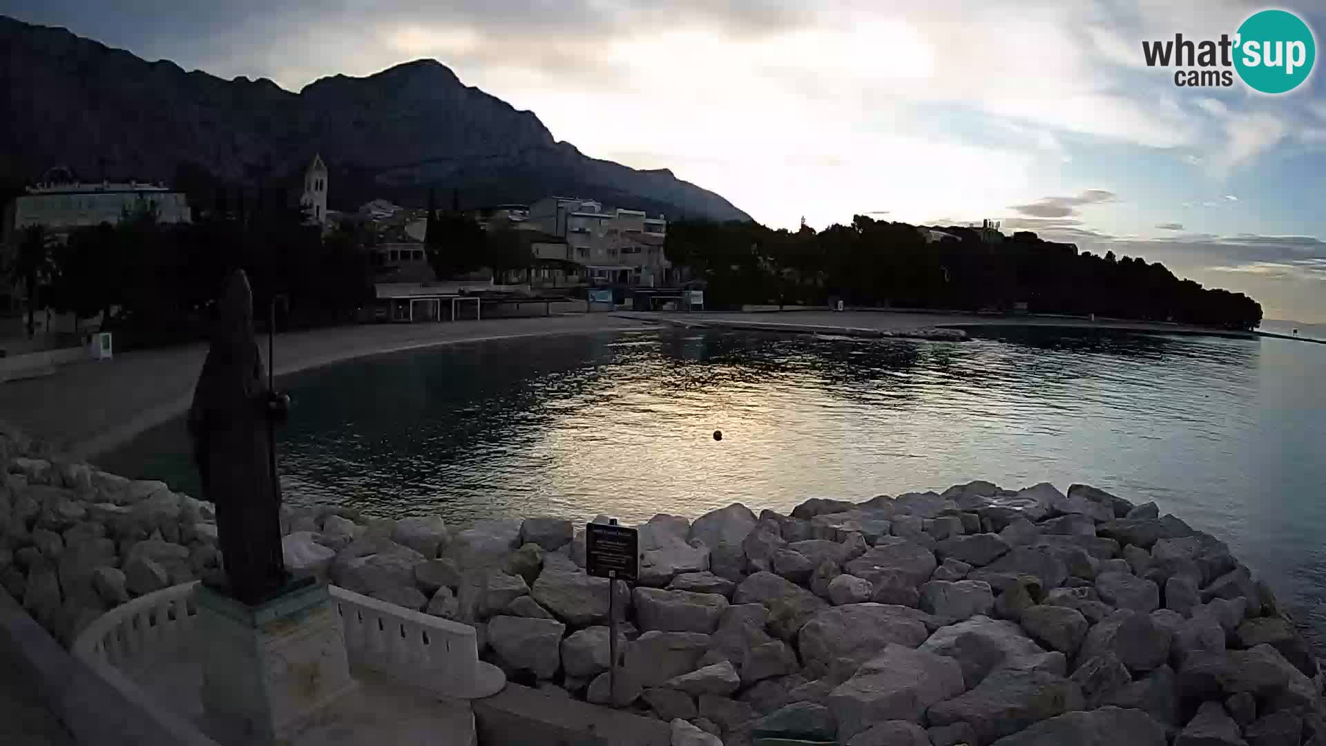Webcam Baška Voda – Saint-Nikola et plage