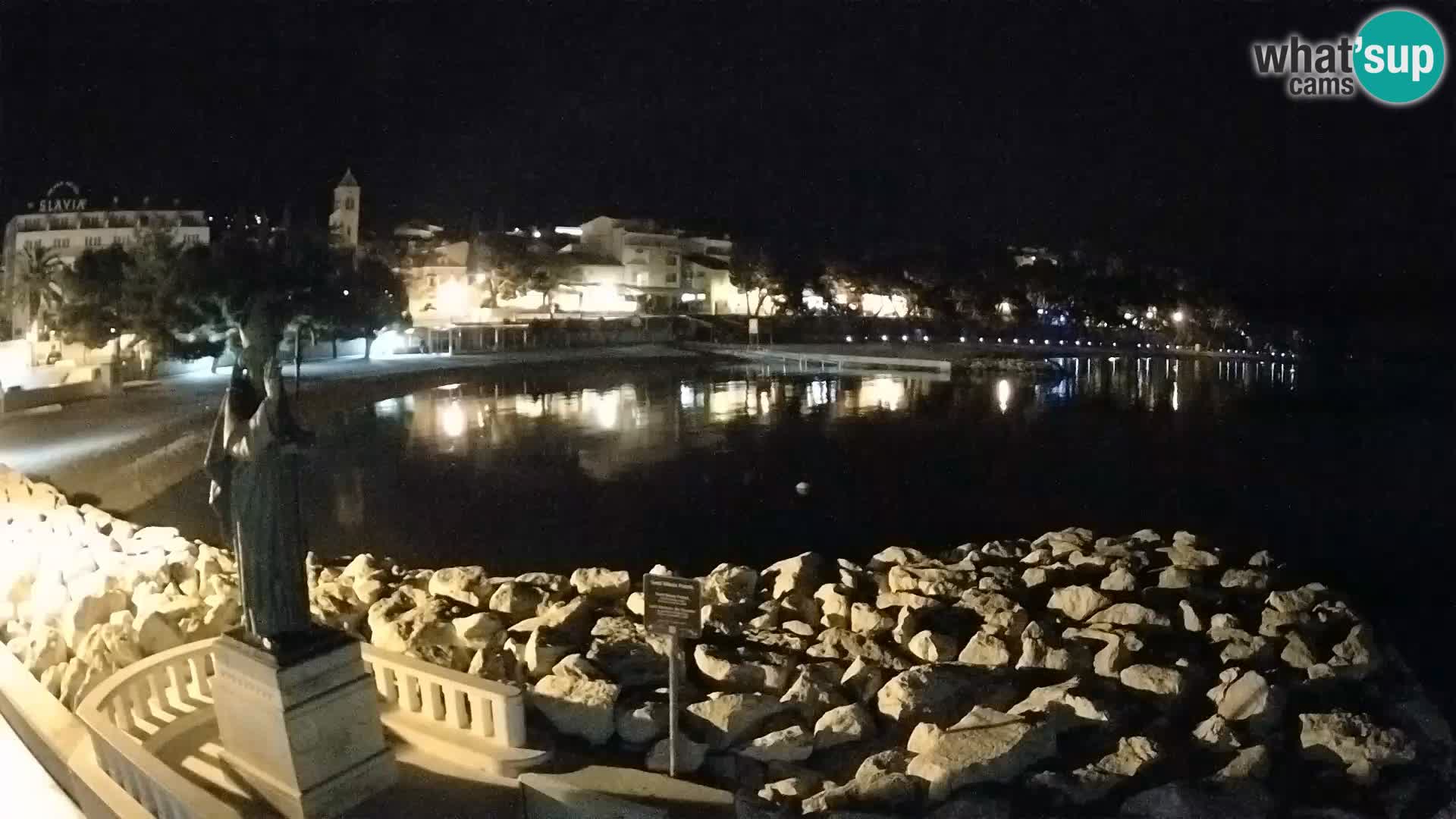 Webcam Baška Voda – Saint-Nikola et plage