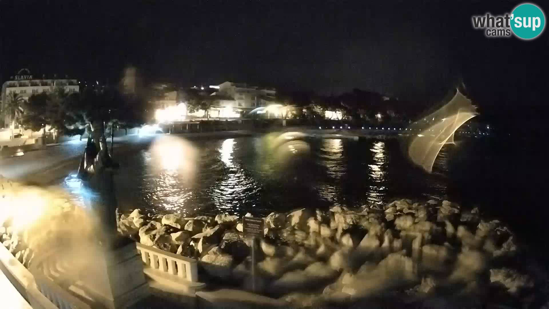 Web kamera Baška Voda – Sv. Nikola i plaža