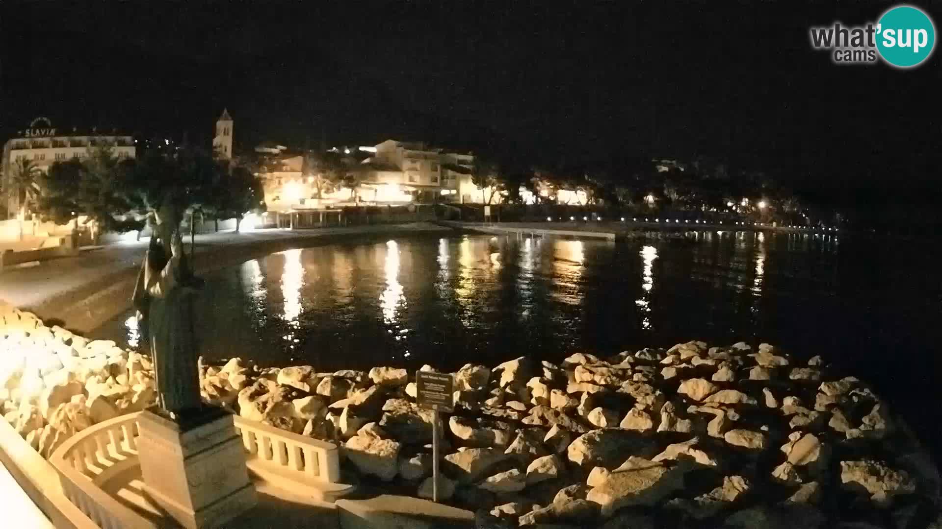 Webcam Baška Voda – Saint-Nikola et plage
