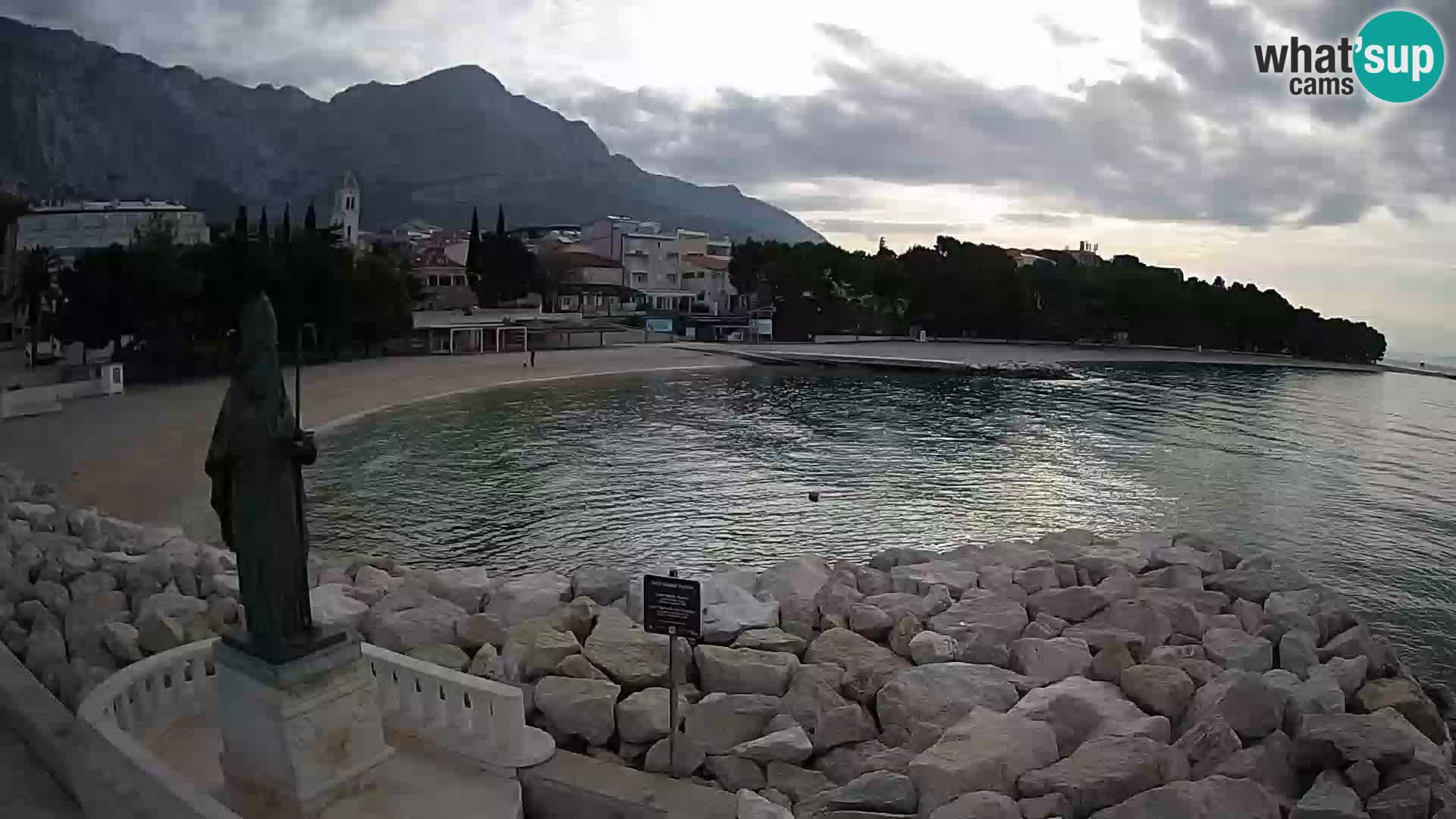 Webcam Baška Voda – Saint-Nikola et plage