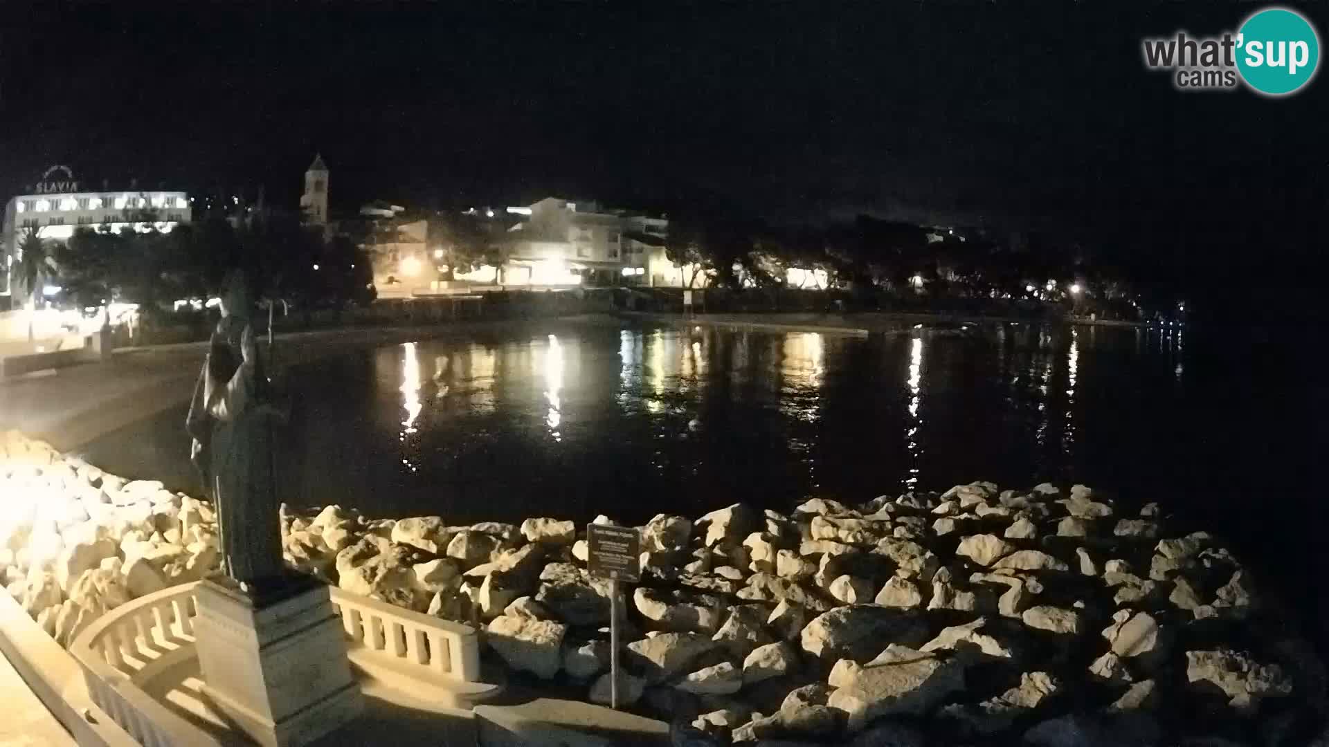 Webcam Baška Voda – Saint-Nikola et plage