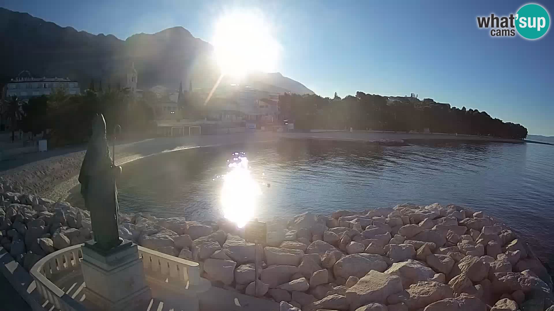 Webcam Baška Voda – Saint-Nikola et plage