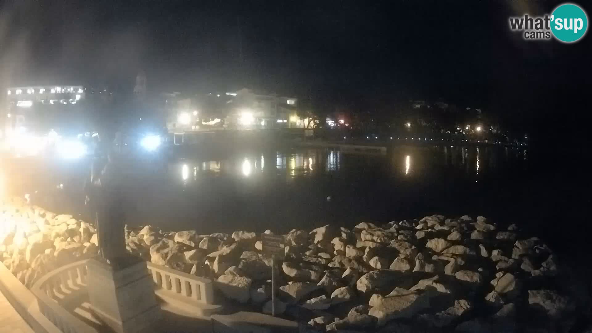 Web kamera Baška Voda – Sv. Nikola i plaža