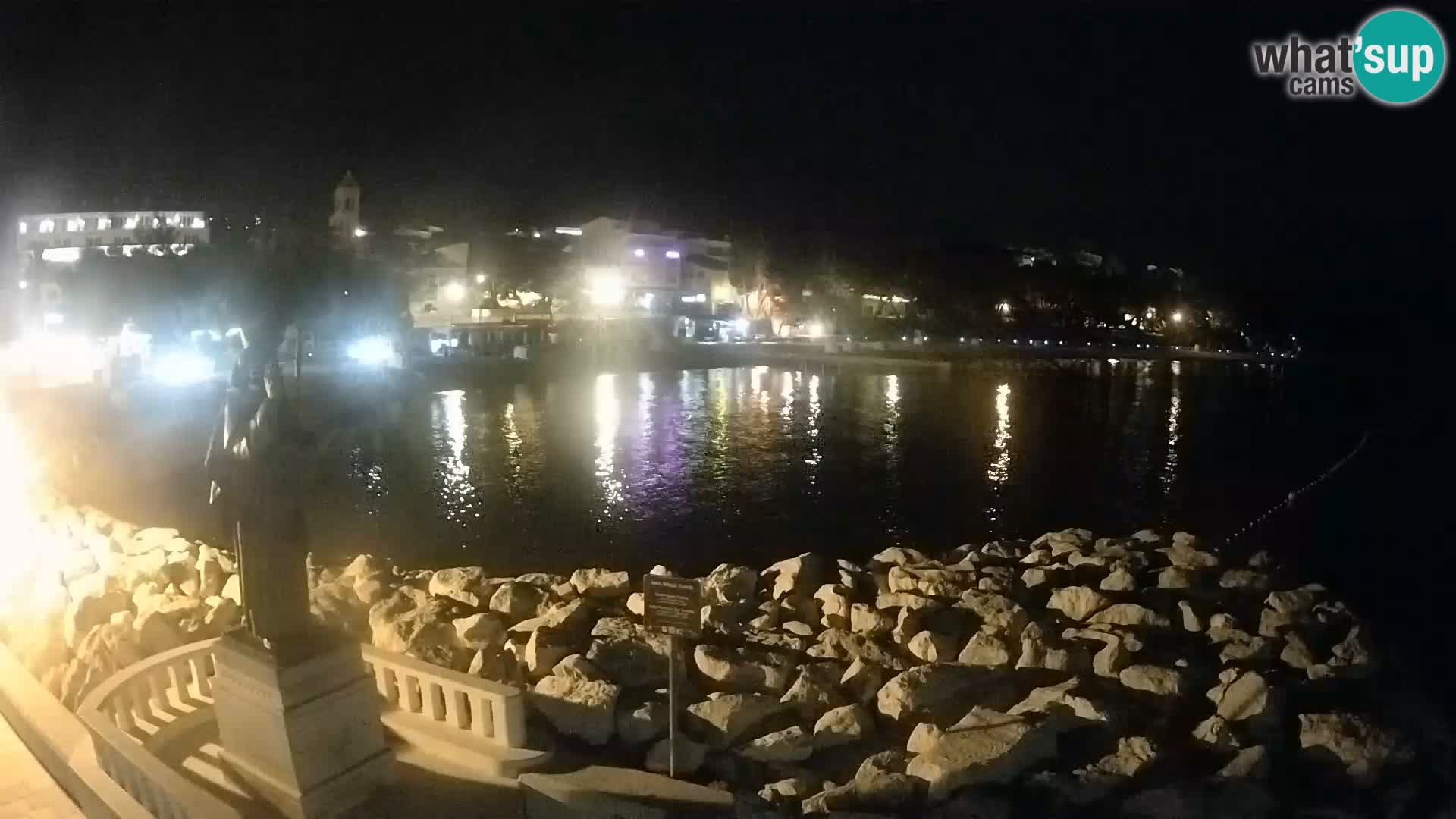 Webcam live Baška Voda – St. Nikola und Strand