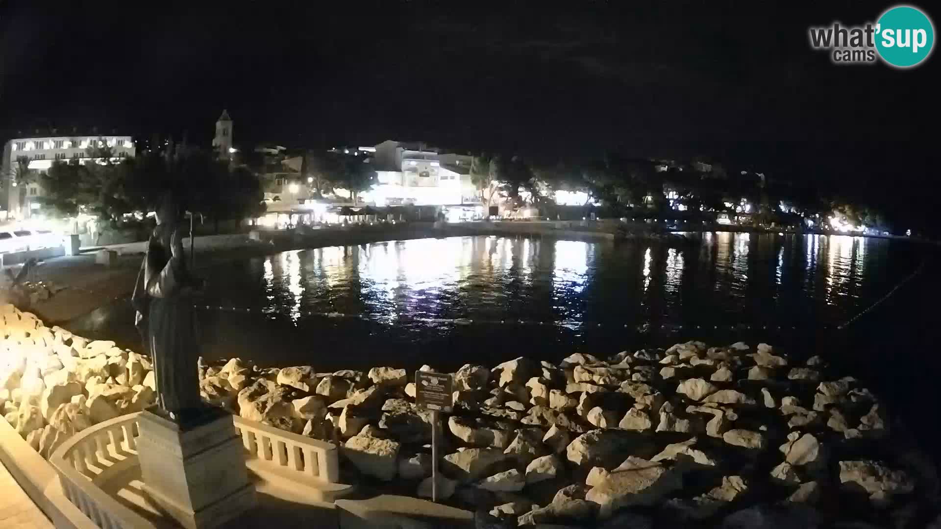 Web kamera Baška Voda – Sv. Nikola i plaža