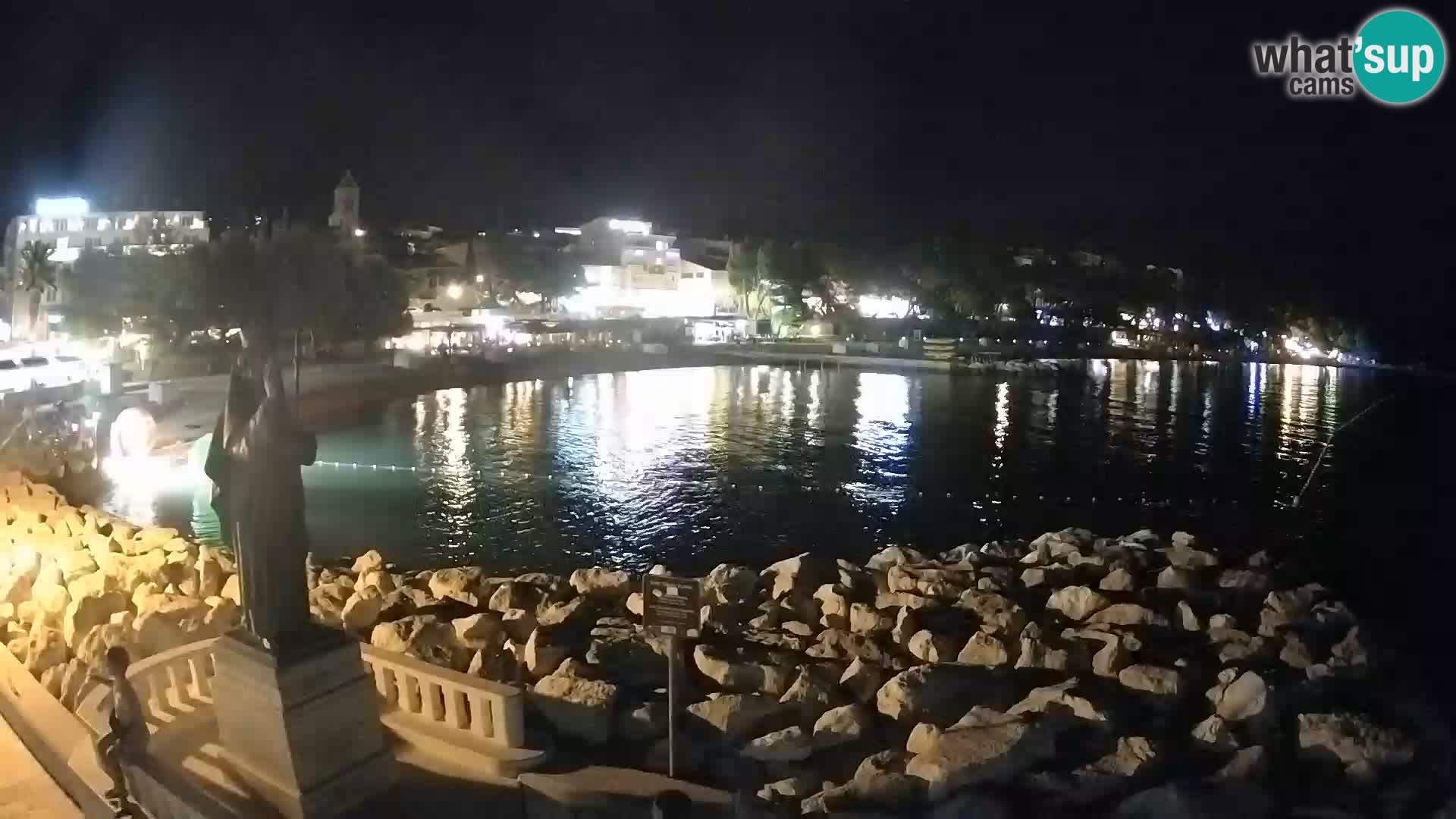Web kamera Baška Voda – Sv. Nikola i plaža