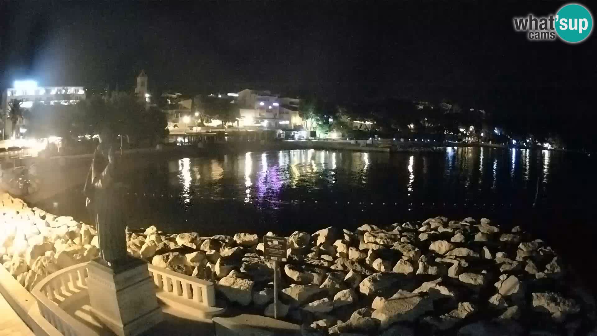 Webcam Baška Voda – Saint-Nikola et plage