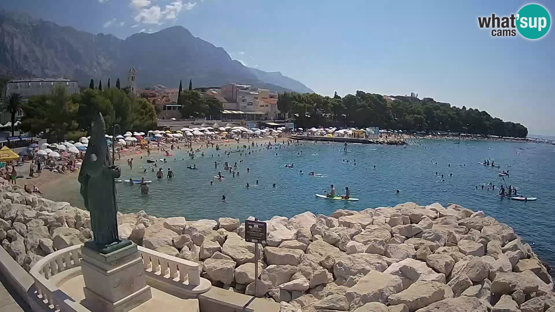 Webcam Baška Voda – St. Nikola y Playa