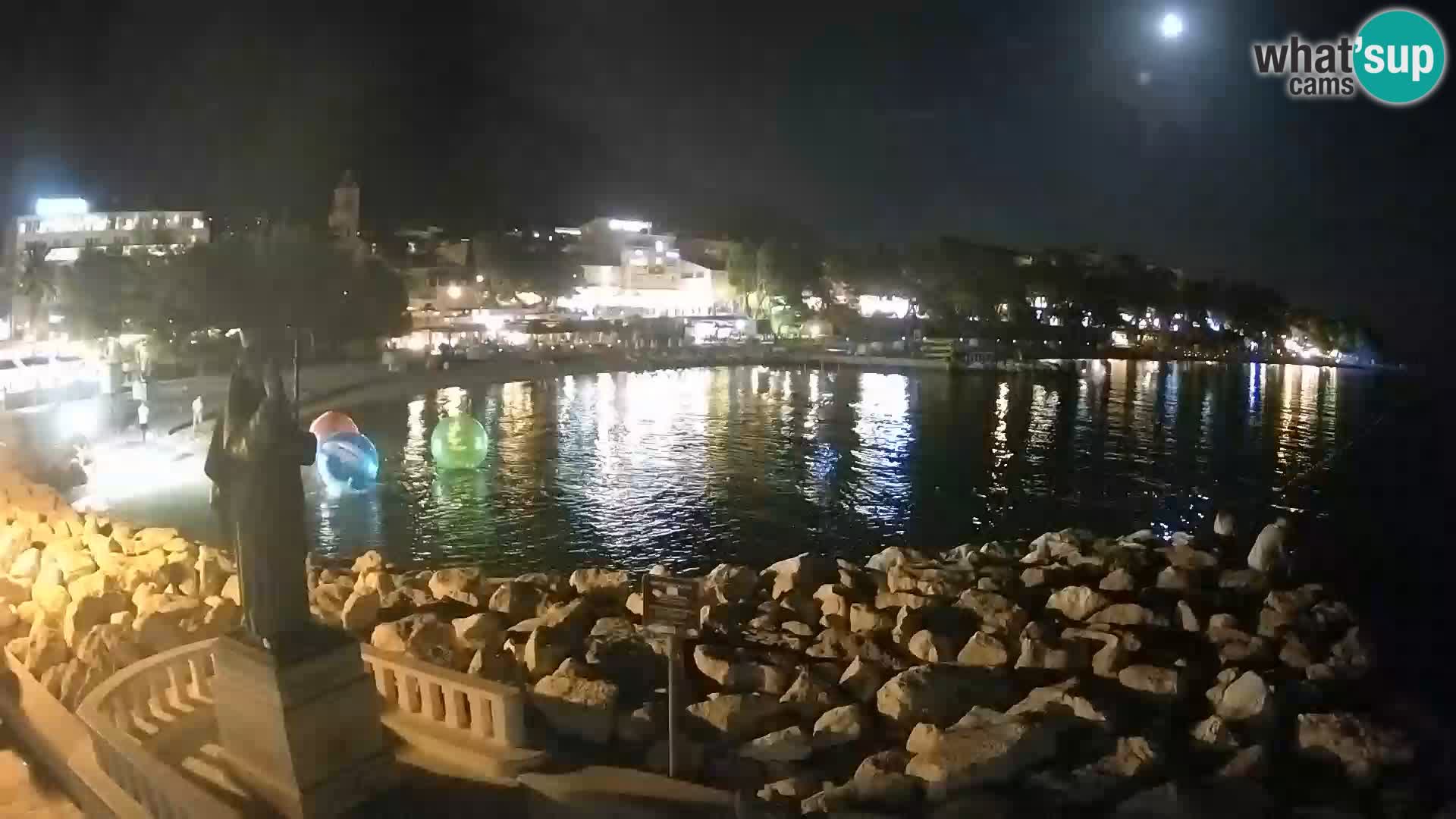Webcam Baška Voda – Saint-Nikola et plage