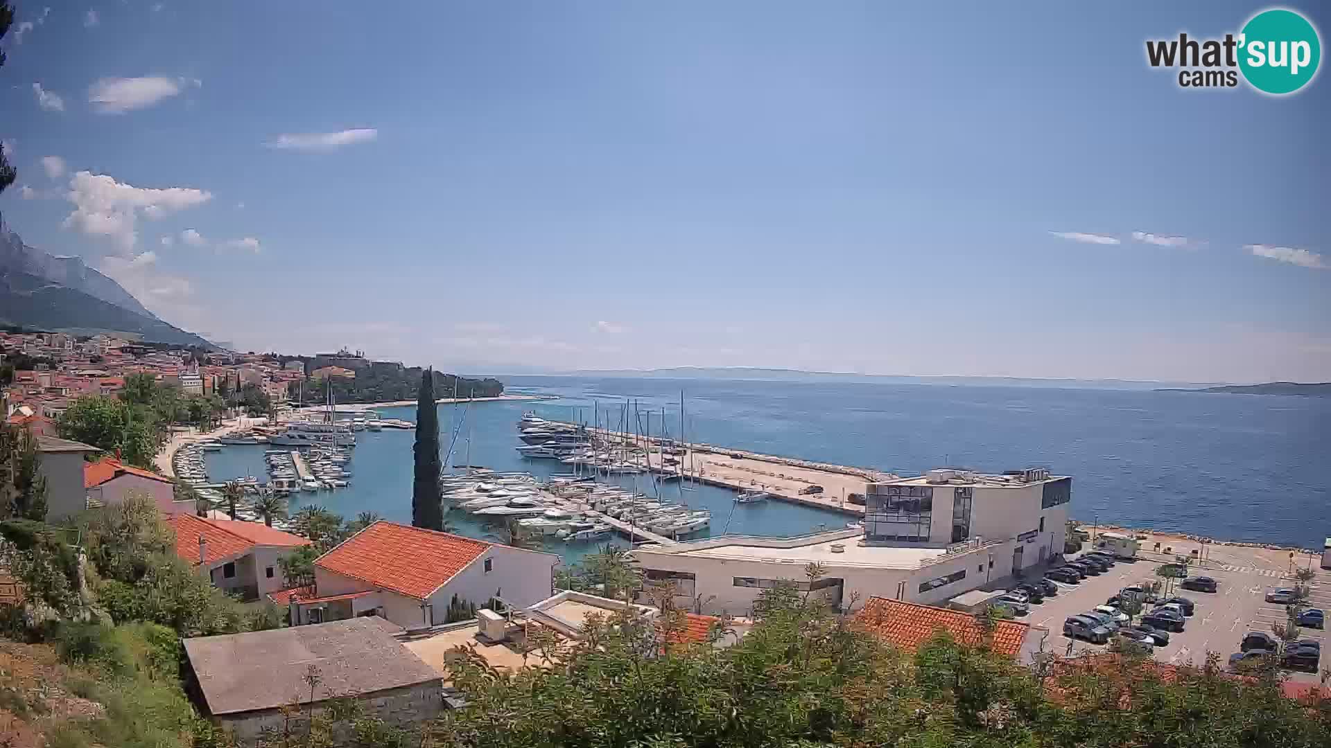 Panoramic view of Baška Voda