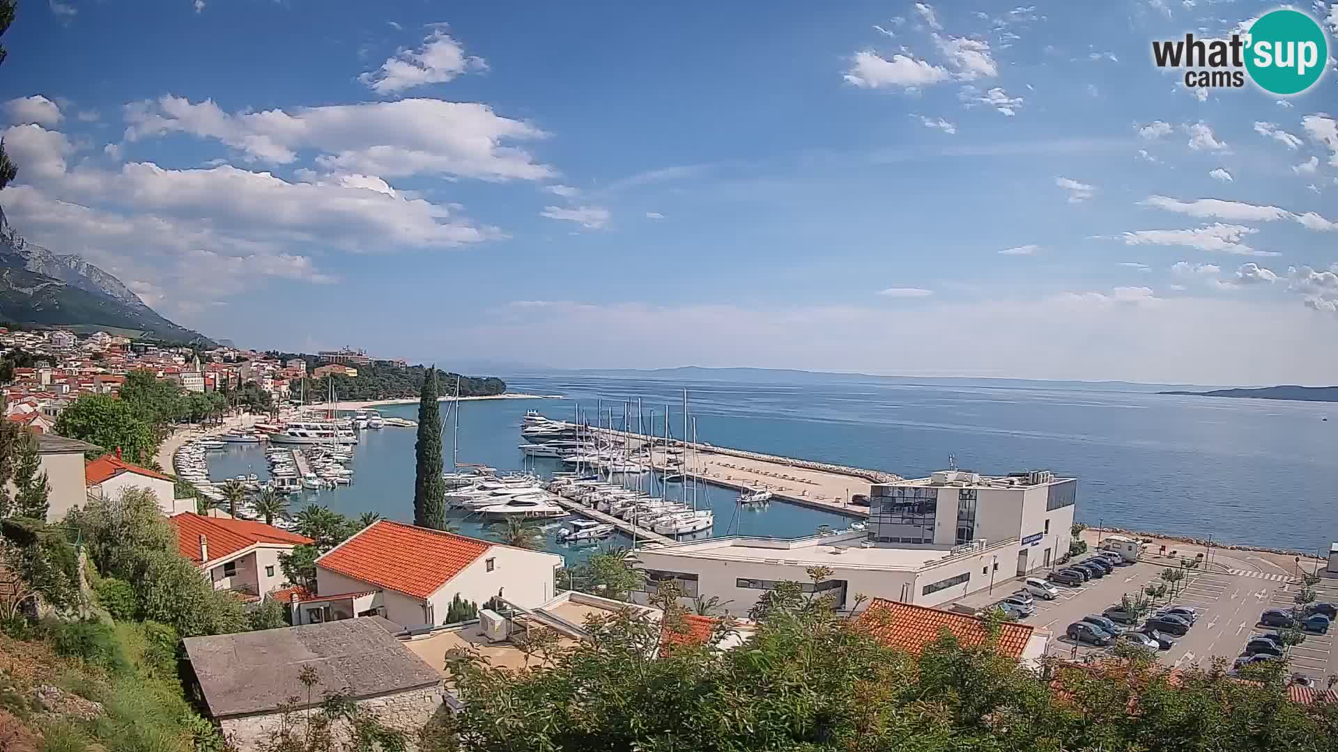 Panoramic view of Baška Voda