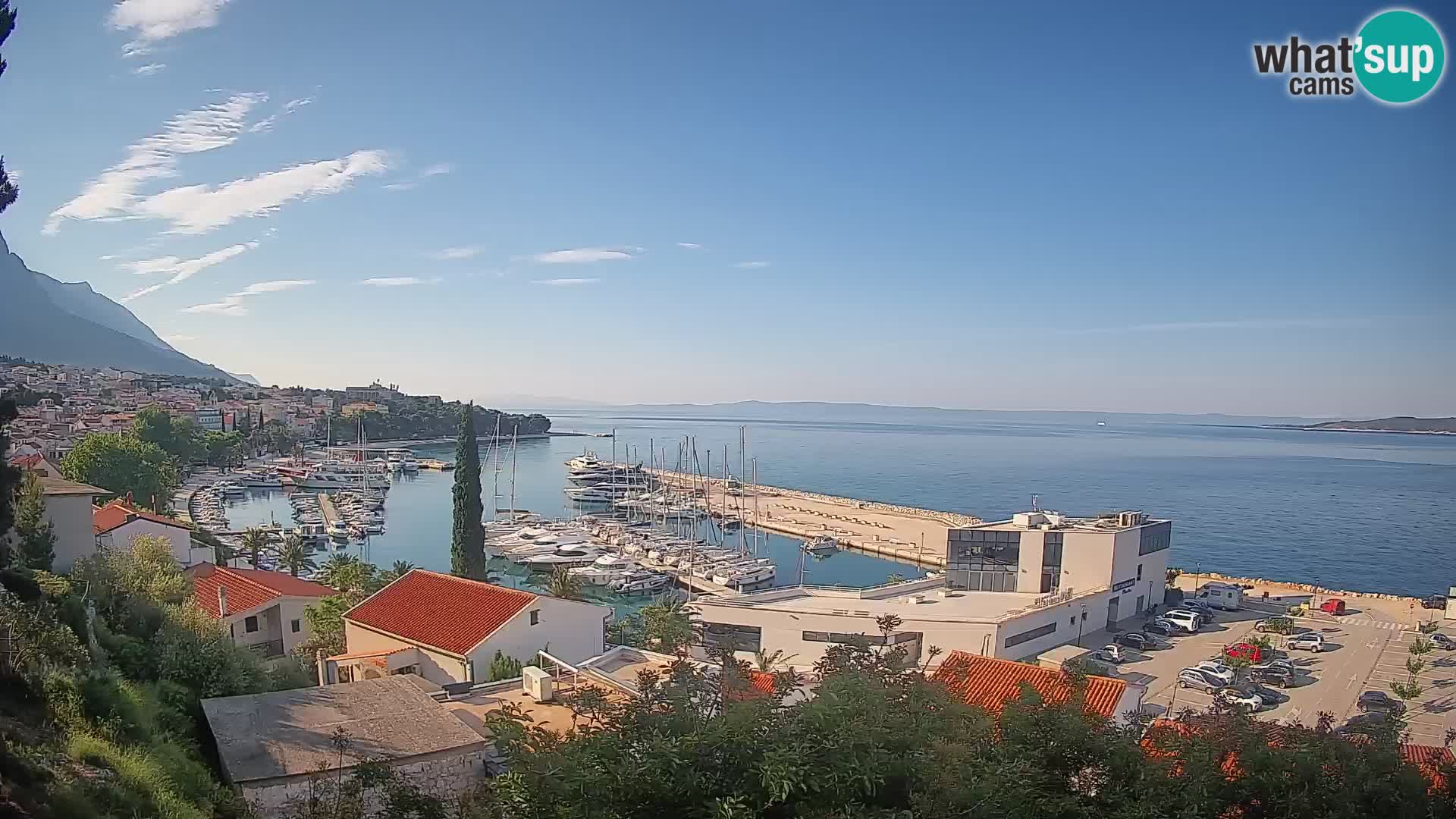 Panoramic view of Baška Voda