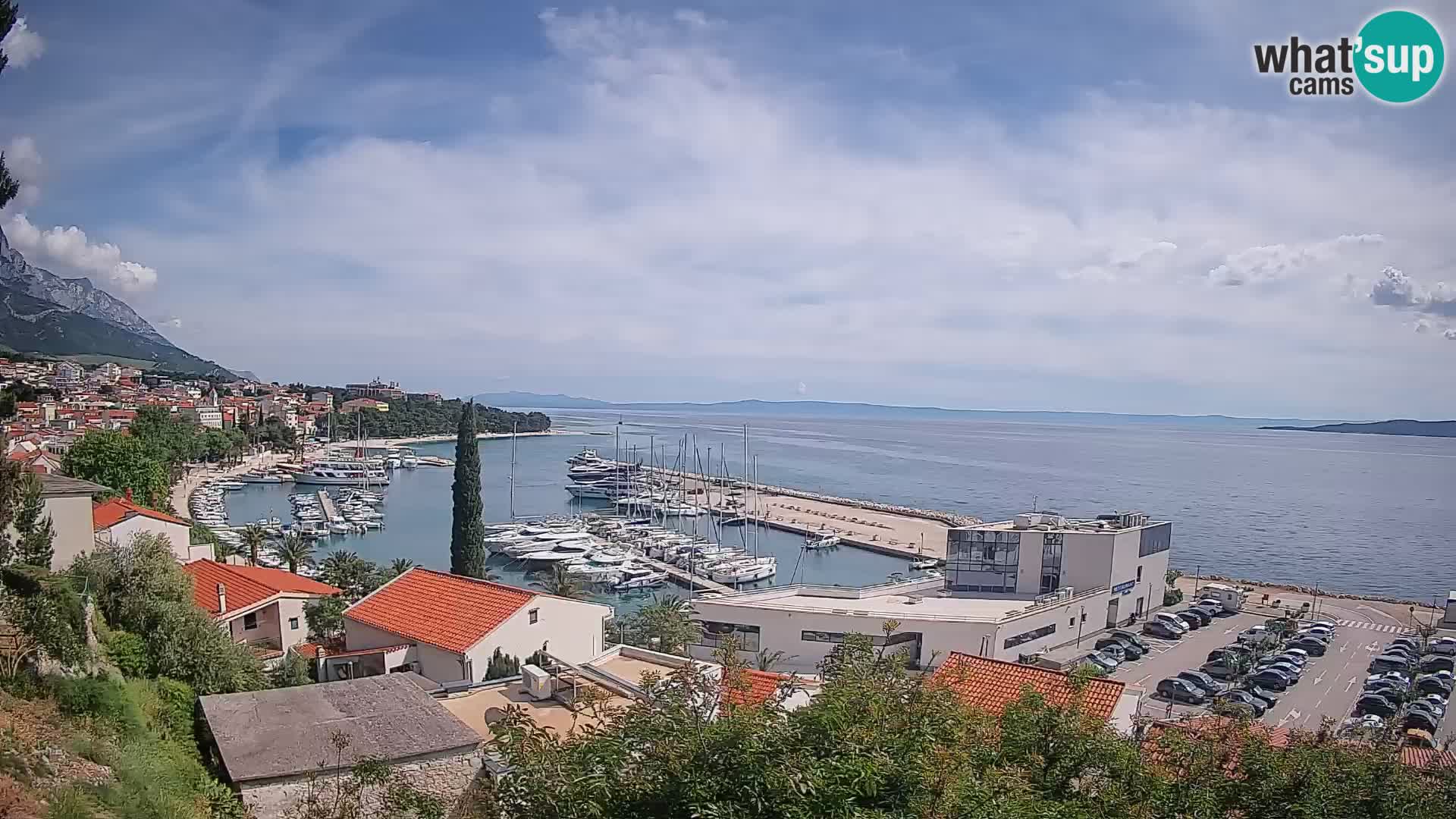 Panoramic view of Baška Voda