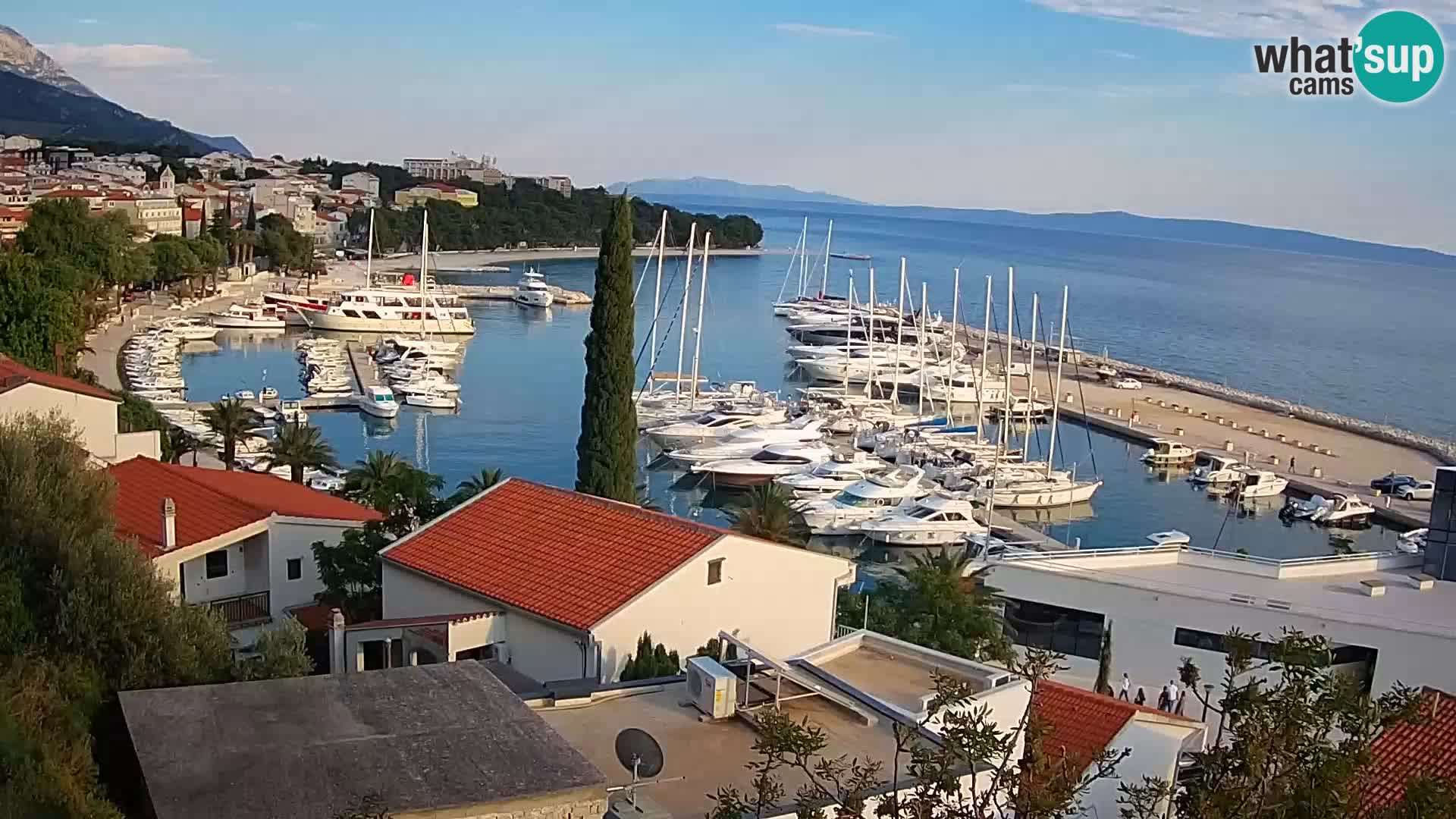 Panoramic view of Baška Voda