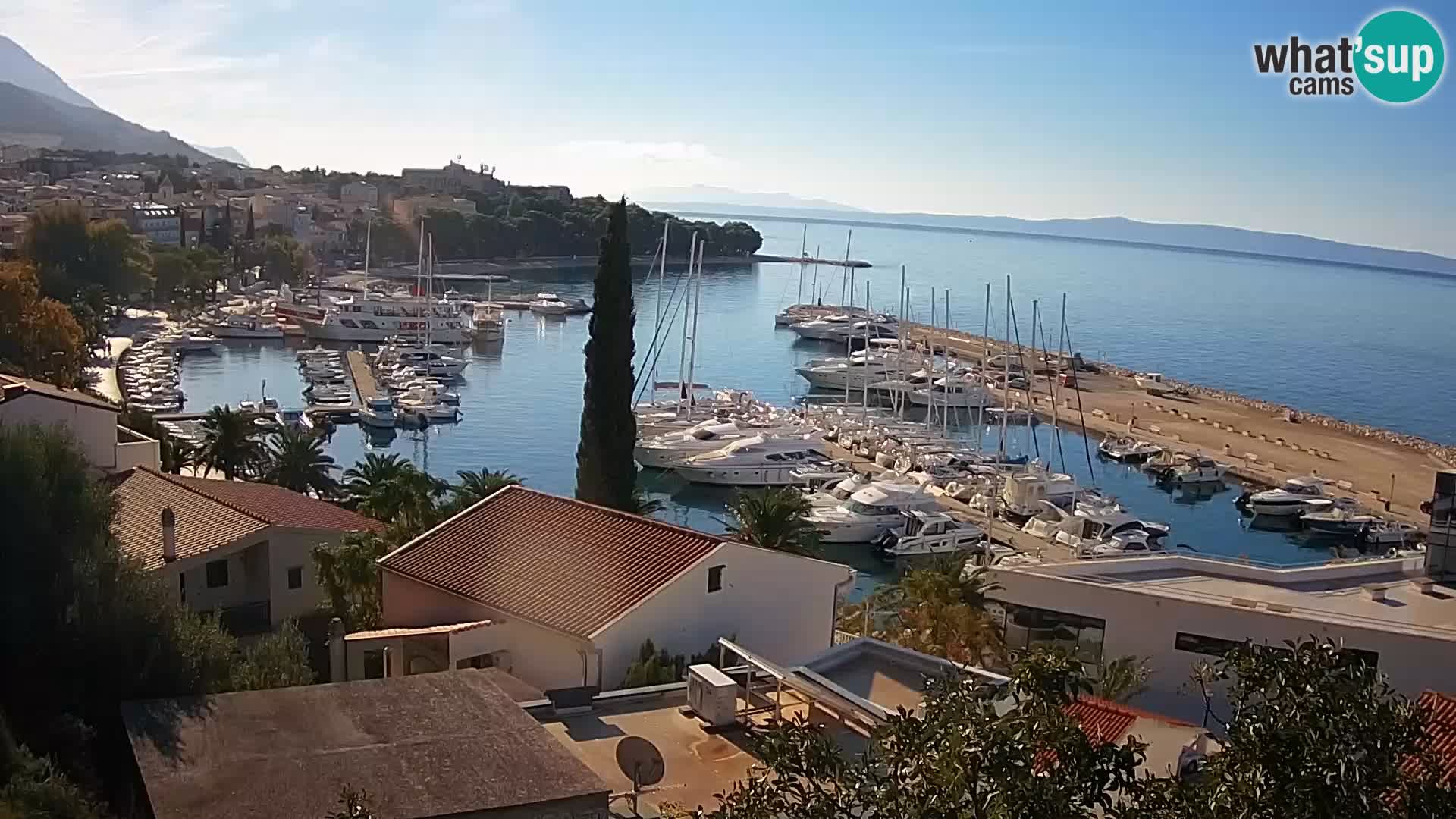 Panoramic view of Baška Voda