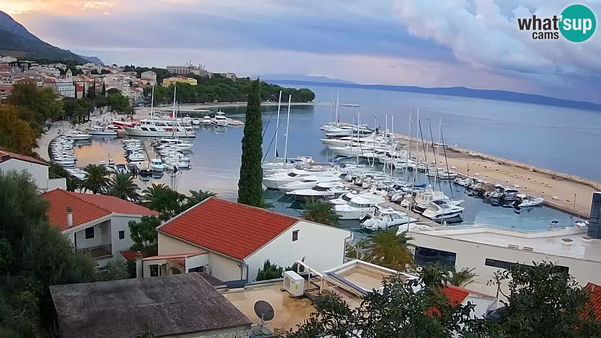 Panoramic view of Baška Voda