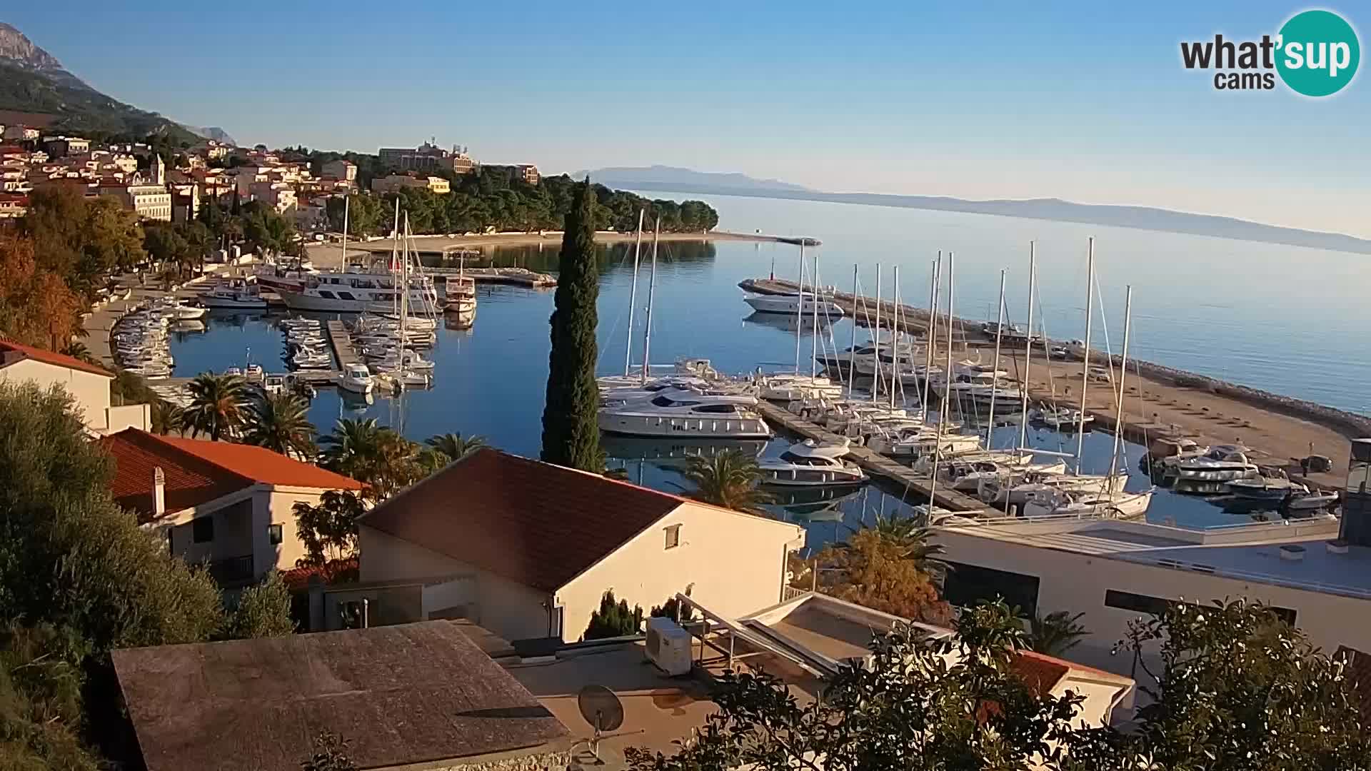 Blick auf Baska Voda